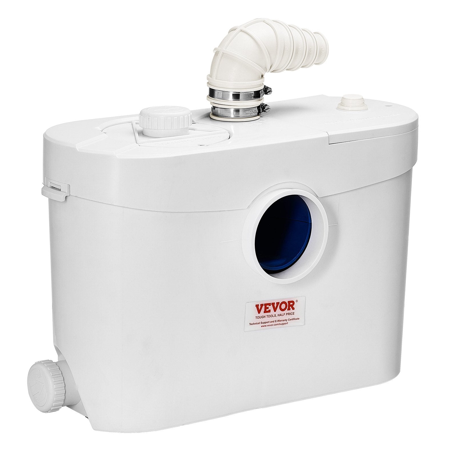VEVOR Macerator Pump 900W 48 GPM Flow 40 ft Head Lift for Toilet Basement Sink