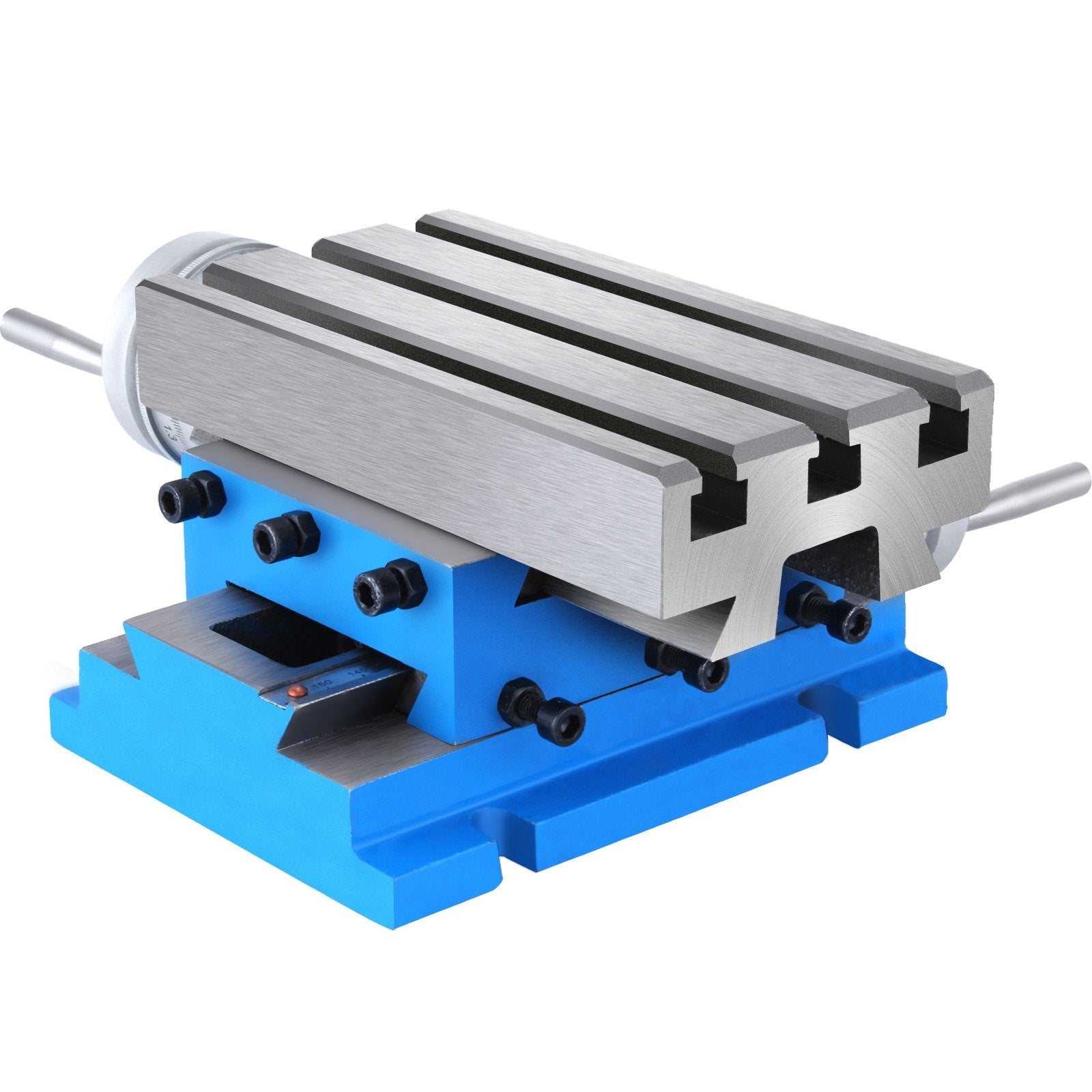 VEVOR Milling Machine Work Table Slide Milling Working Cross Table Machine Compound Slide Milling Table Precision Milling Cross Worktable (7.3 x 4 Inch)