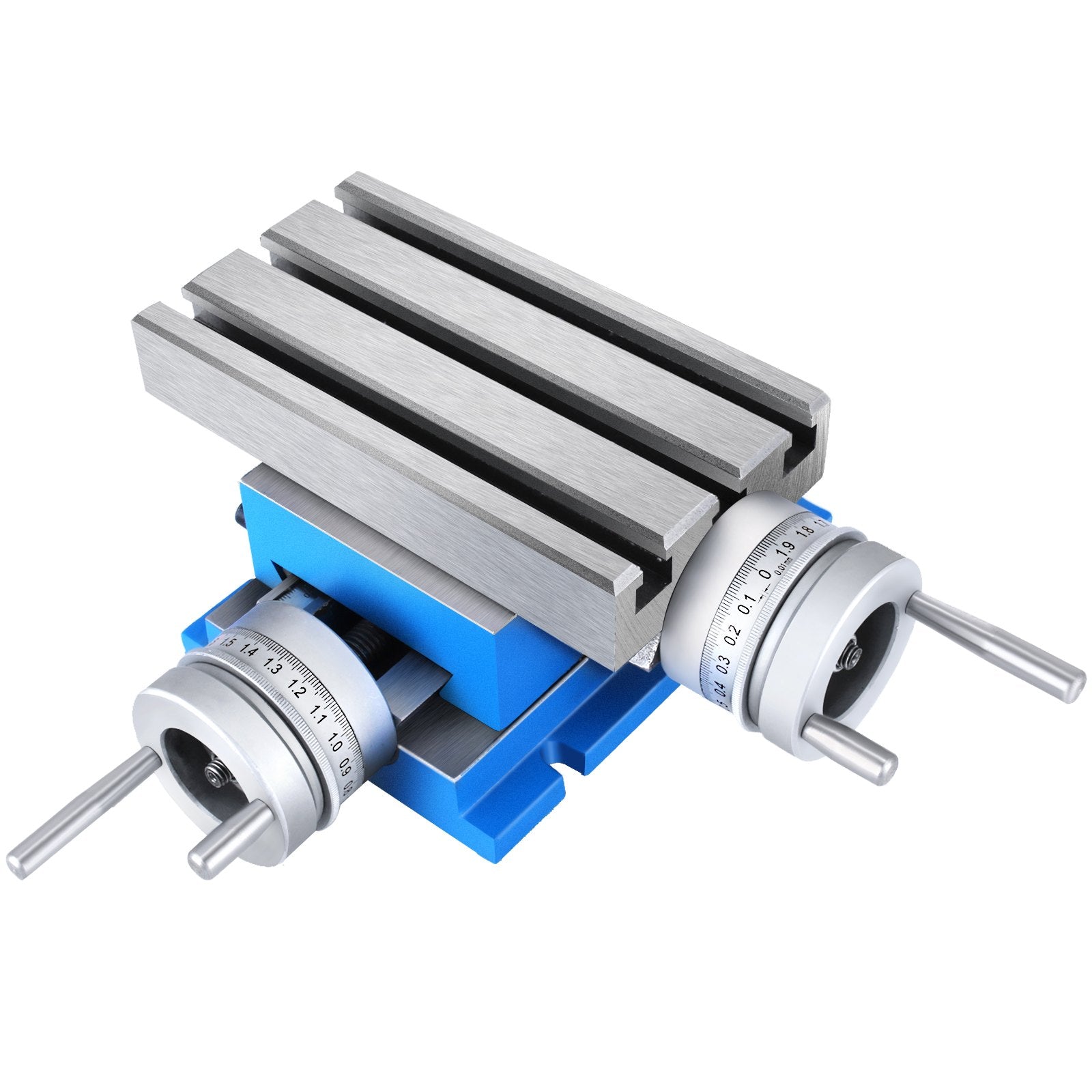 VEVOR Milling Machine Work Table Slide Milling Working Cross Table Machine Compound Slide Milling Table Precision Milling Cross Worktable (7.3 x 4 Inch)