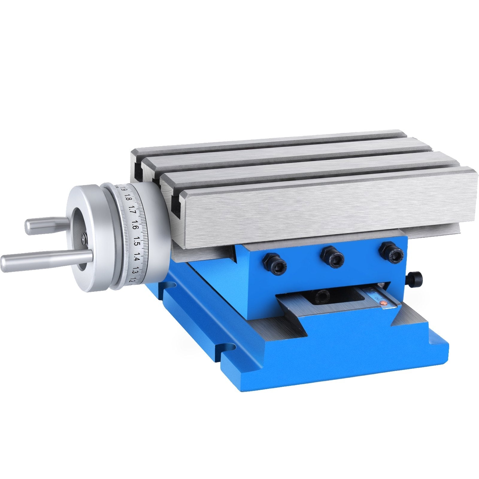 VEVOR Milling Machine Work Table Slide Milling Working Cross Table Machine Compound Slide Milling Table Precision Milling Cross Worktable (7.3 x 4 Inch)