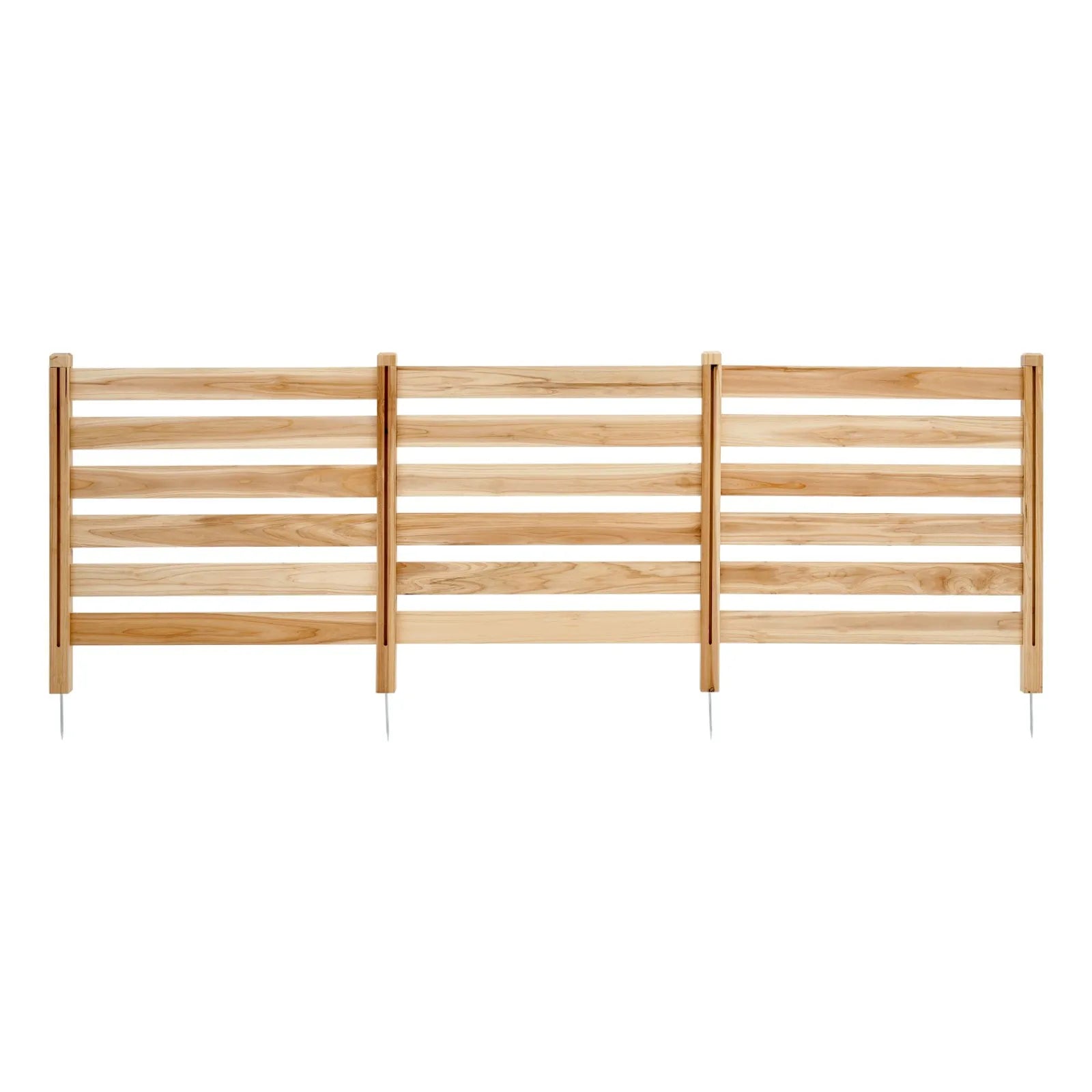 VEVOR Wood Privacy Fence 3 Panels Slatted Air Conditioner Fence 36" W x 36" L