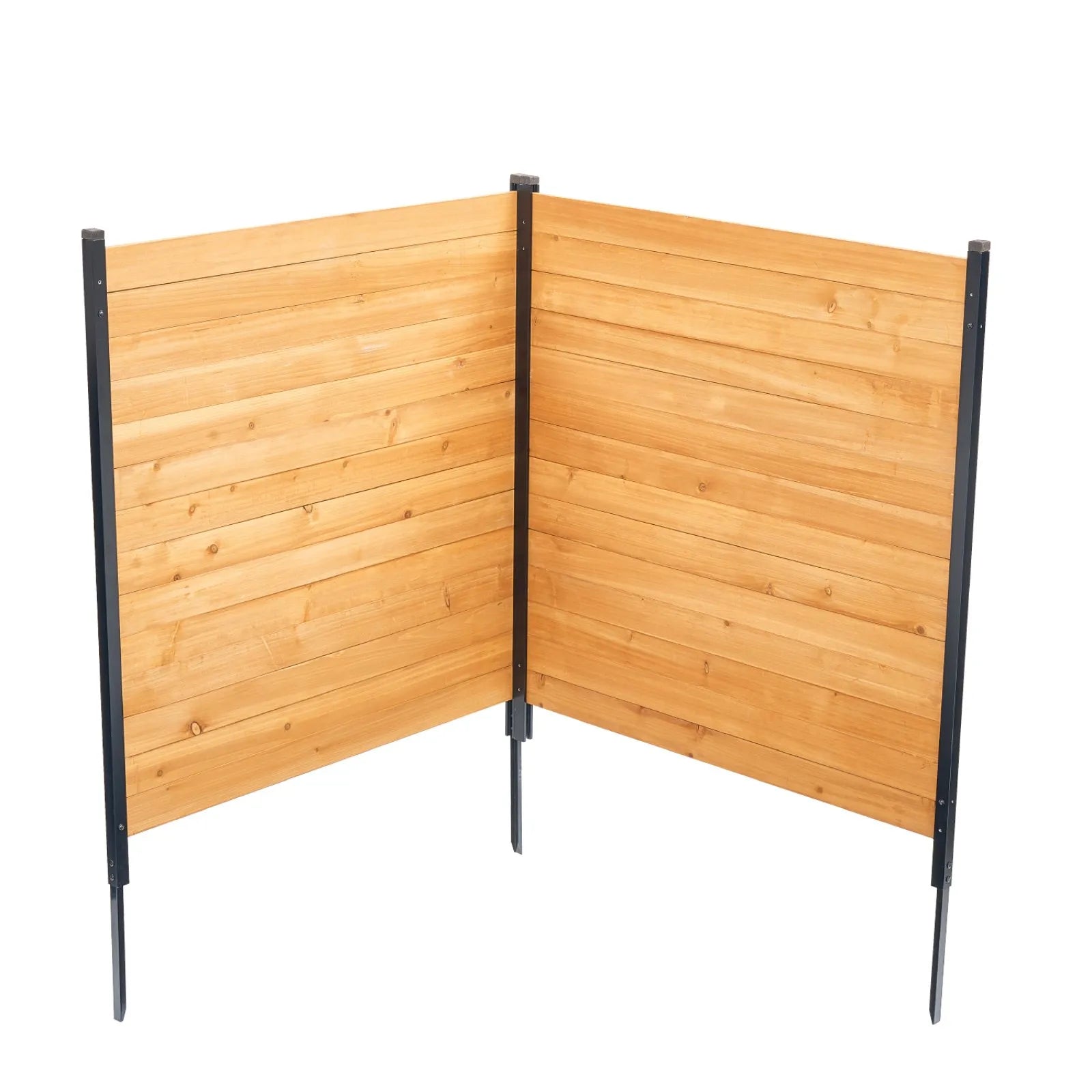 VEVOR Wooden Privacy Fence 2 Panels Solid Air Conditioner Fence 38" W x 42" L