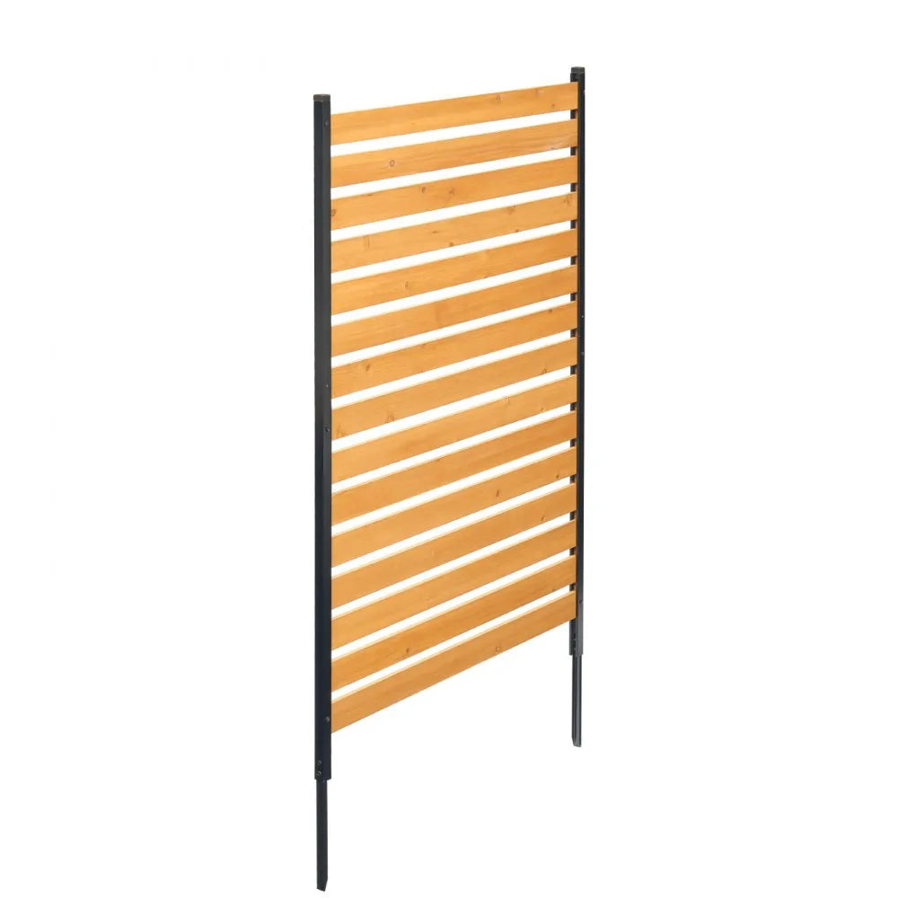 VEVOR Wood Privacy Fence 1 Panel Slatted Air Conditioner Fence 39" W x 61" L