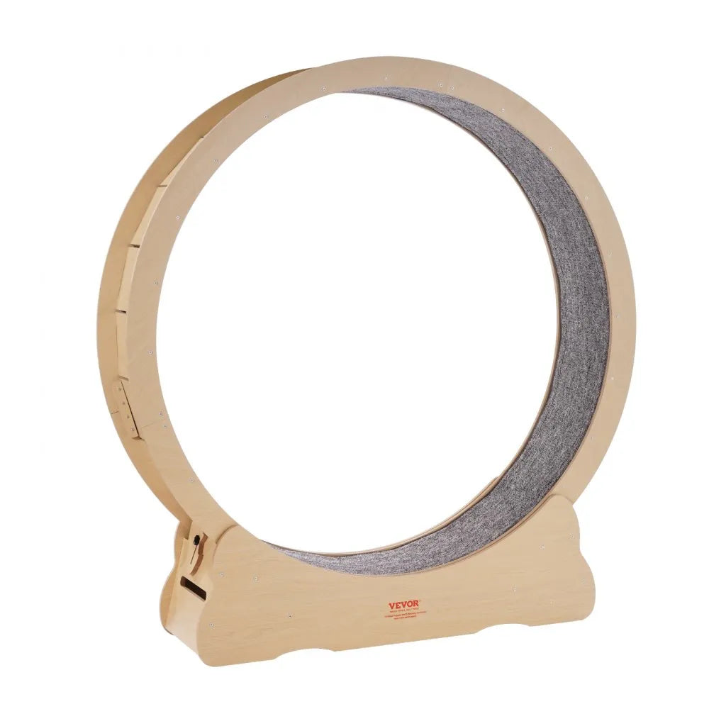 VEVOR Wooden Cat Exercise Wheel 52" Large Cat Treadmill Wheel for Indoor Cats