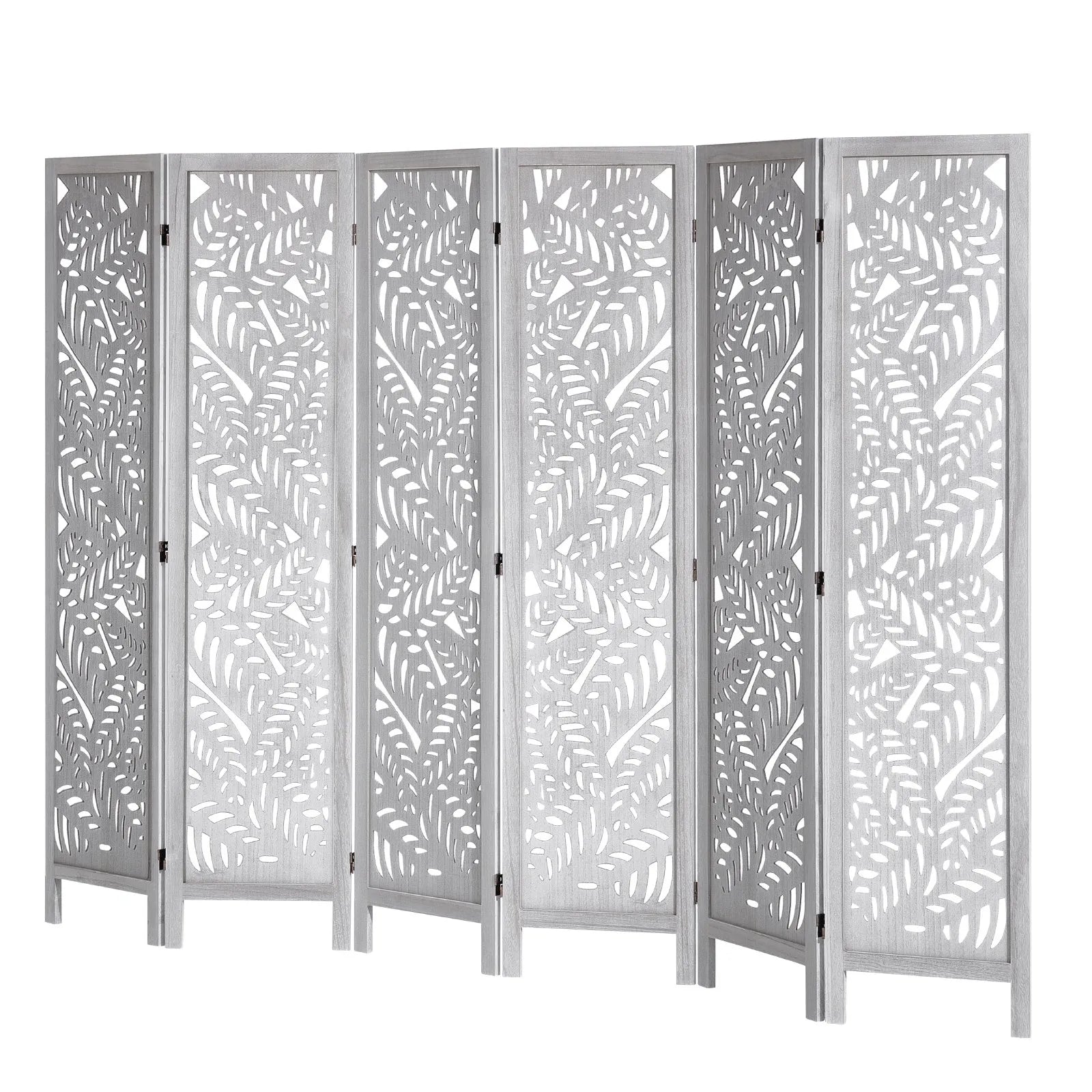 VEVOR Wood Room Divider Wooden Screen 6 Panel for Room Separation Home Office