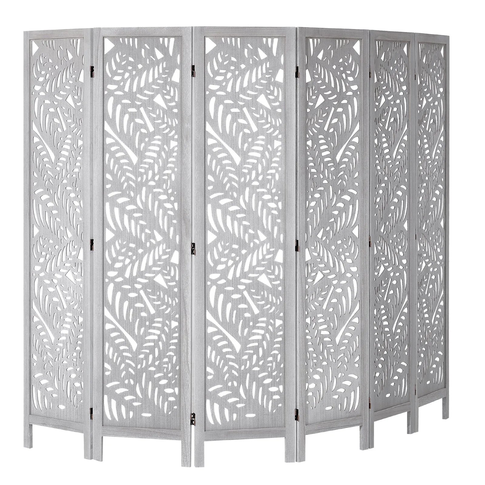 VEVOR Wood Room Divider Wooden Screen 6 Panel for Room Separation Home Office