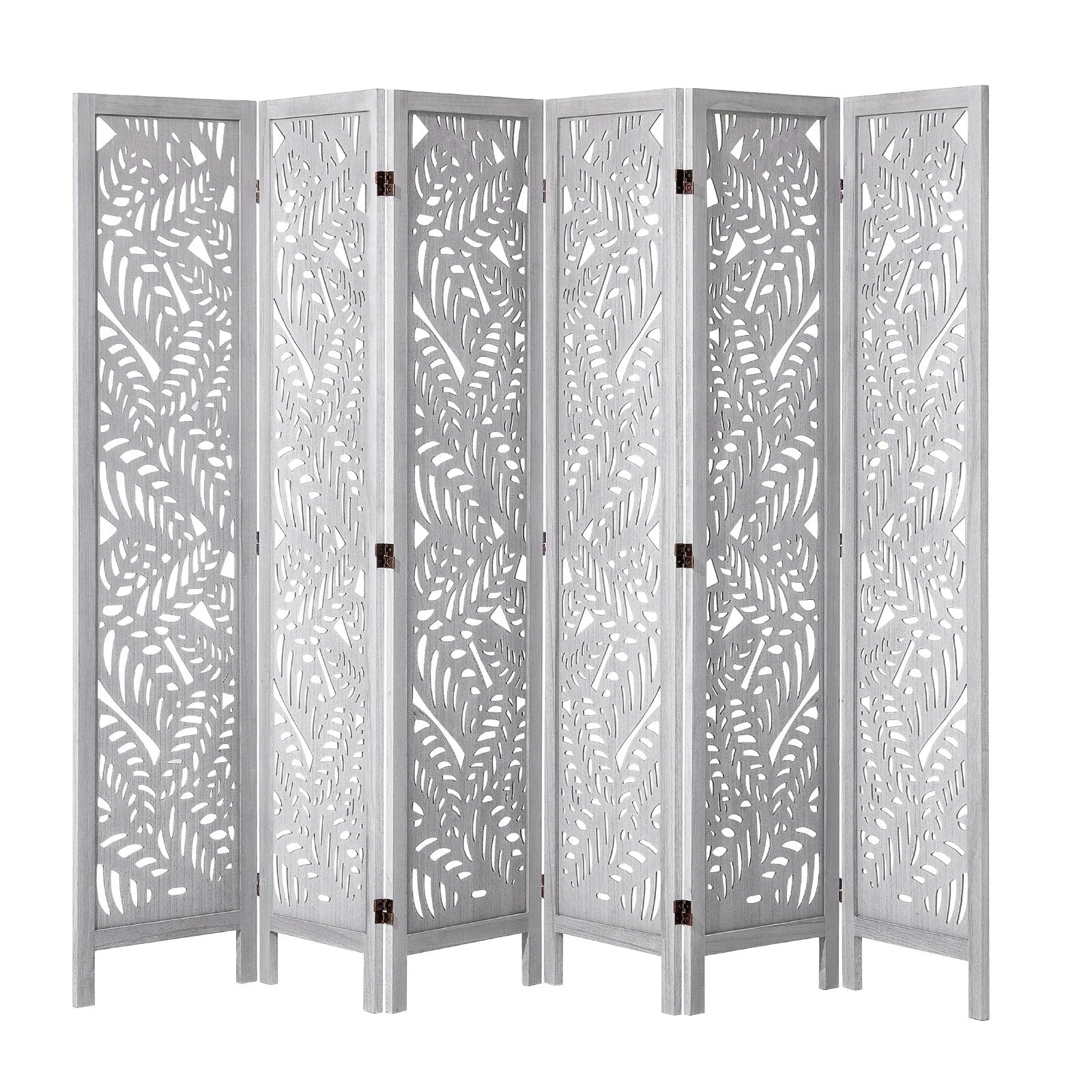 VEVOR Wood Room Divider Wooden Screen 6 Panel for Room Separation Home Office