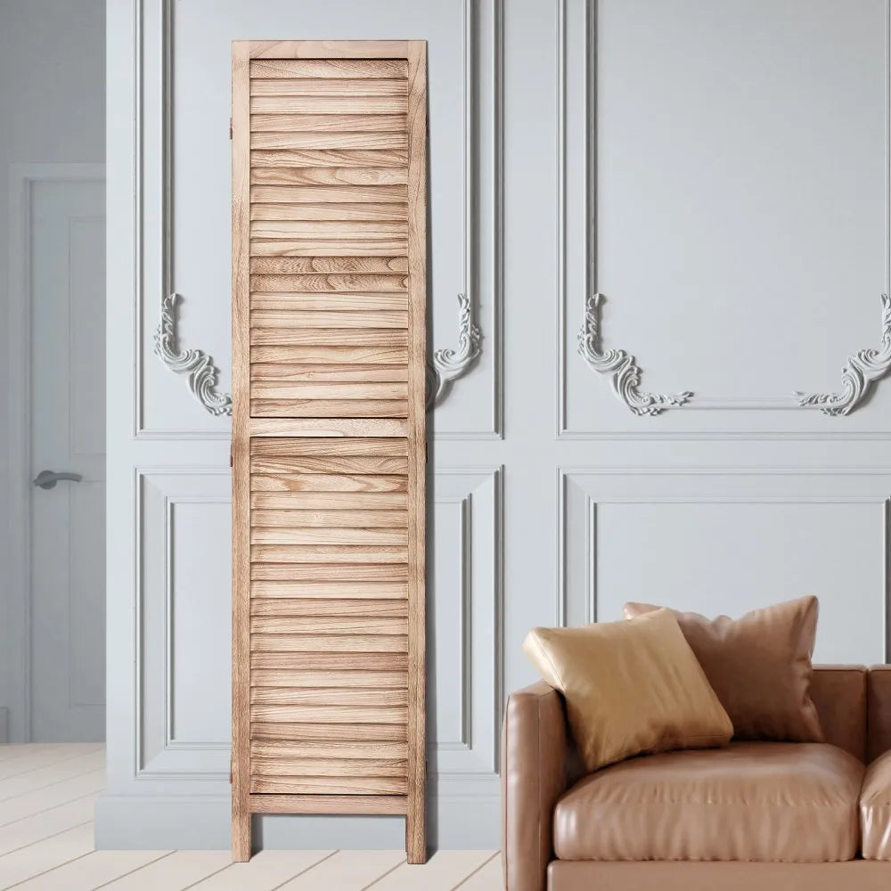VEVOR Wood Room Divider Wooden Screen 8 Panel for Room Separation Home Office