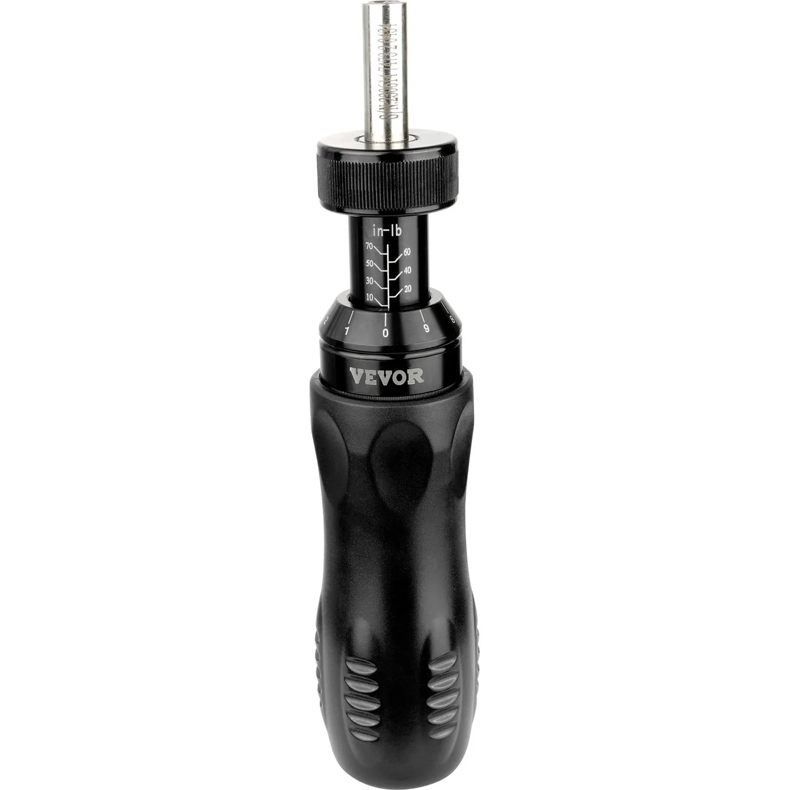 VEVOR Torque Screwdriver, 1/4" Drive Screwdriver Torque Wrench, Electrician Torque Screwdriver with Scale, 10-70 in/lbs Torque Range, 1 in-lbs Torque Increment Torque Screwdriver with Bits & Case