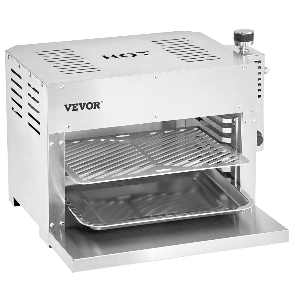 VEVOR Propane Steak Grill 1500°F Portable Infrared Broiler for Outdoor Barbecue