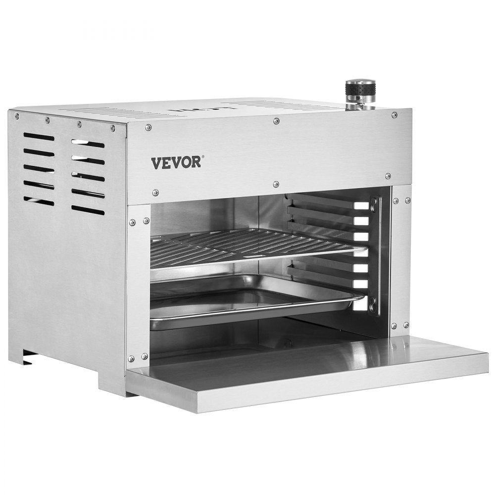 VEVOR Propane Steak Grill 1500°F Portable Infrared Broiler for Outdoor Barbecue