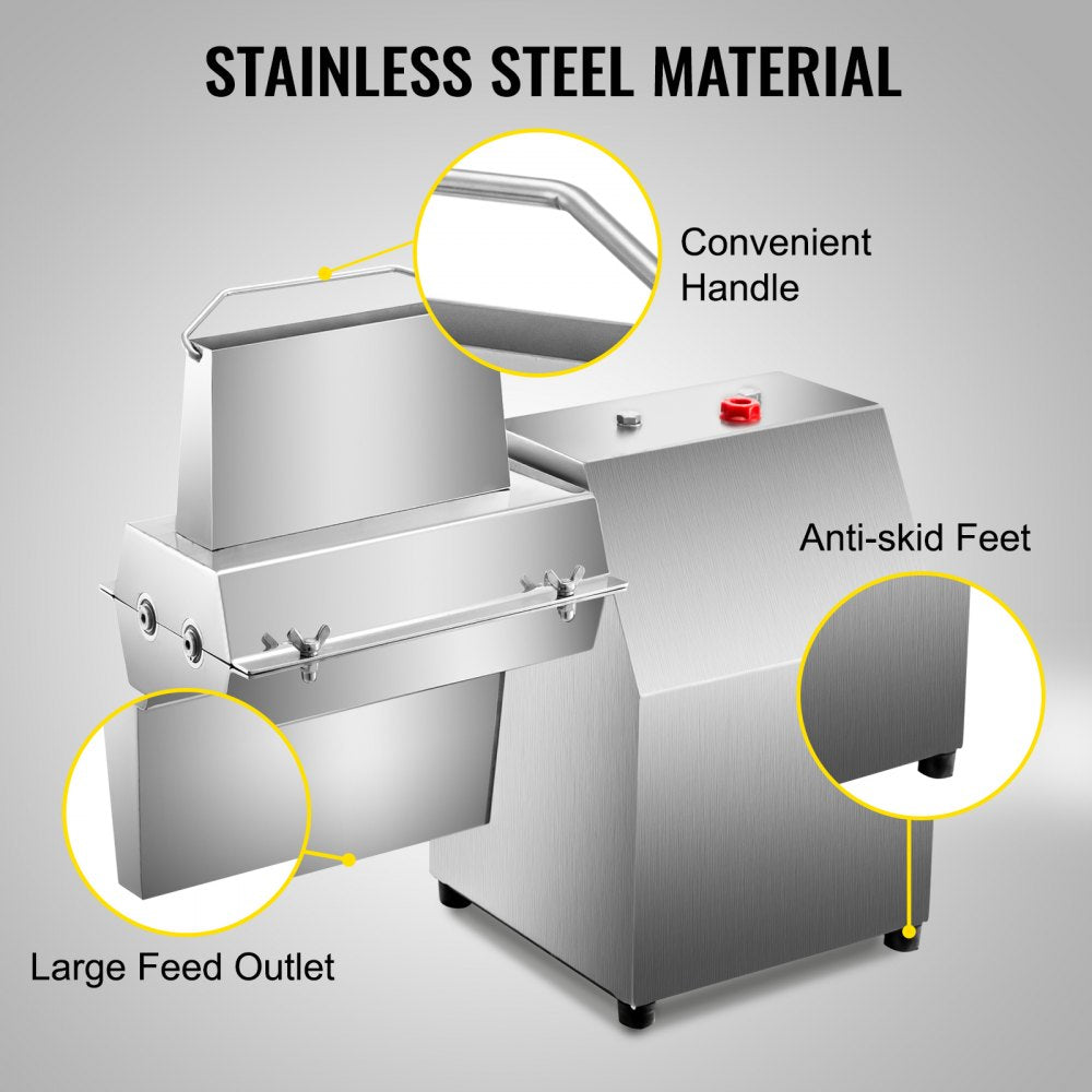 VEVOR Commercial Meat Tenderizer, Stainless Steel Electrical Meat Tenderizer, 750W Meat Tenderizer Machine, Heavy Duty Meat Tenderizer Electric Machine Kitchen Tool for Tenderizing Meat
