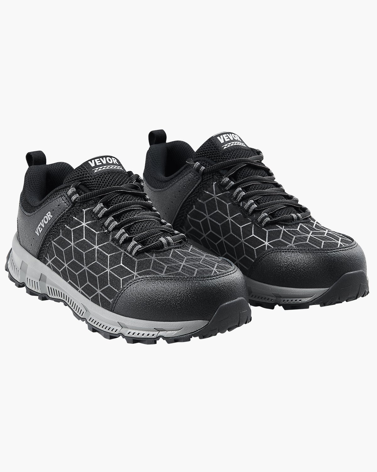 VEVOR Steel Toe Shoes for Men US Size 11 Athletic Work Shoe Sneakers Black