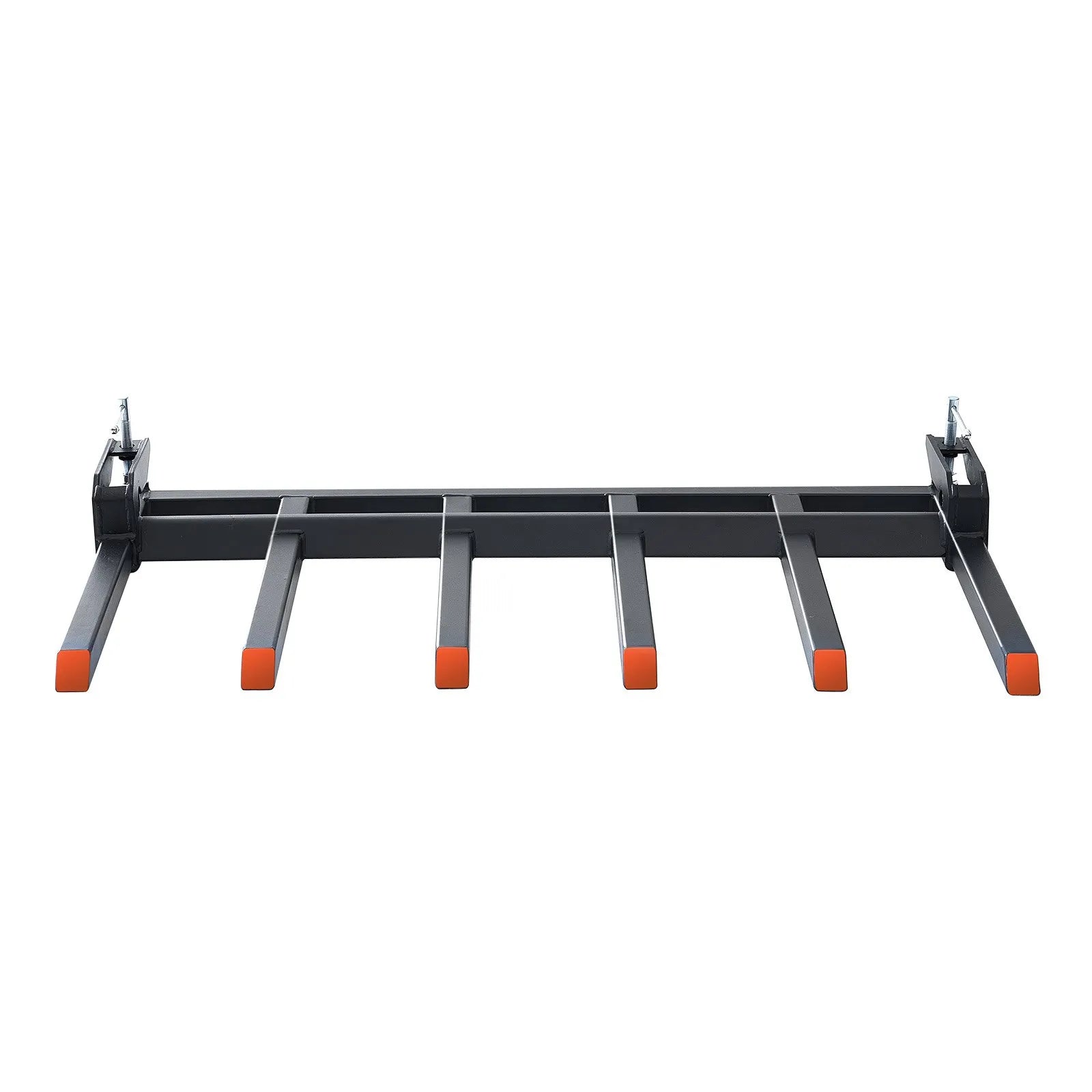 VEVOR Clamp on Debris Forks to 60" Bucket, 4560 lbs Capacity Heavy Duty Clamp on Pallet Forks Bucket Attachments, Fit for Loader Bucket Skidsteer Tractor to Clean up Fallen Limbs Debris or Yard Wwaste