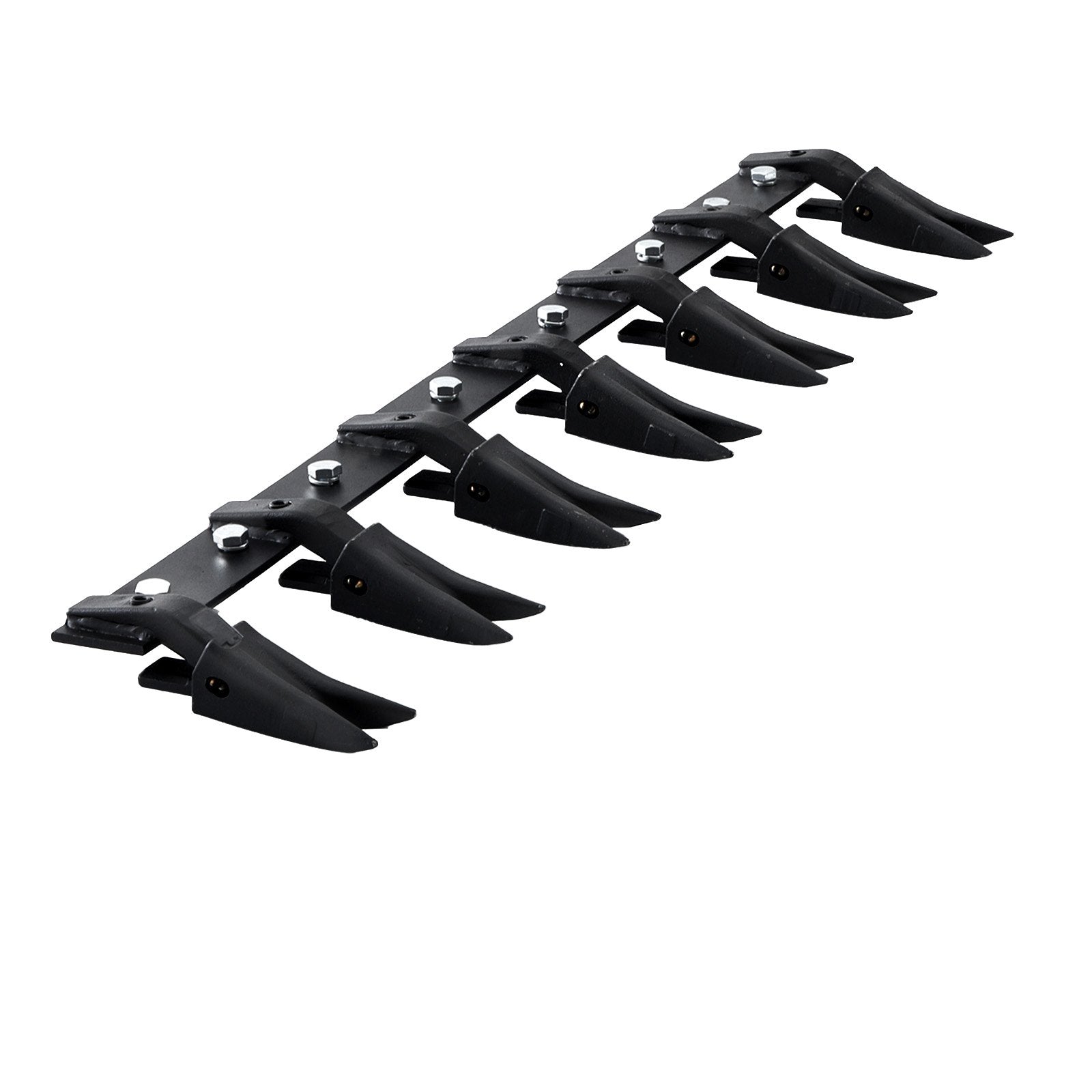 VEVOR Bucket Tooth Bar, 53'', Heavy Duty Tractor Bucket Teeth Bar for Sub-Compact Tractor Loader, 4560 lbs Load-Bearing Capacity, Fits Bucket Cutting Edges Sized 1/2" or Less with No Drilling Required