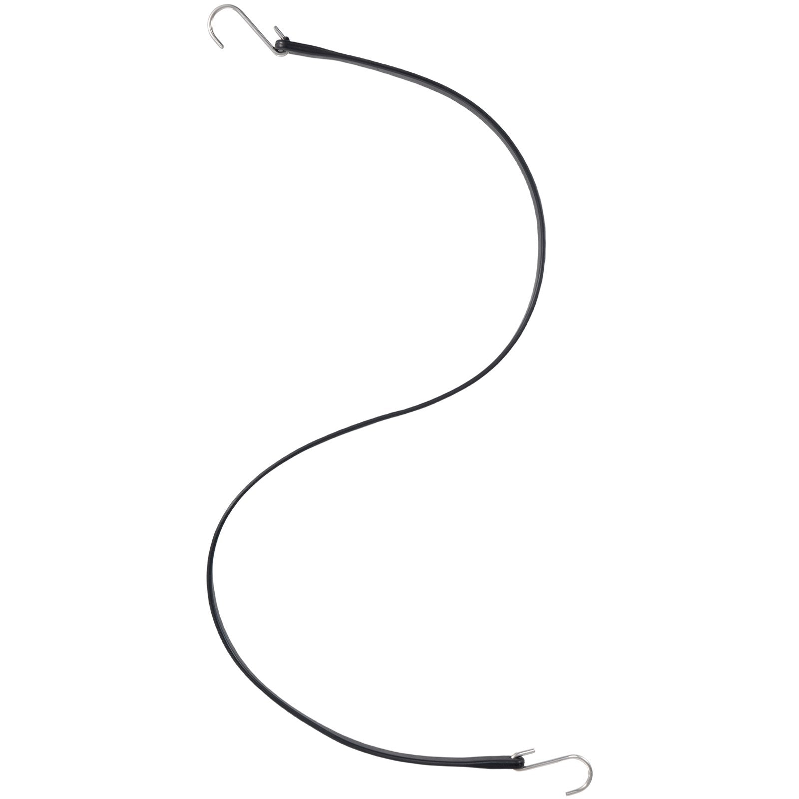 VEVOR Rubber Bungee Cords, 53 Pack 41" Long, Weatherproof Natural Rubber Tie Down Straps with Crimped S Hooks, Heavy Duty Outdoor Tarp Straps for Securing Flatbed Trailers, Canvases, Cargo, and More