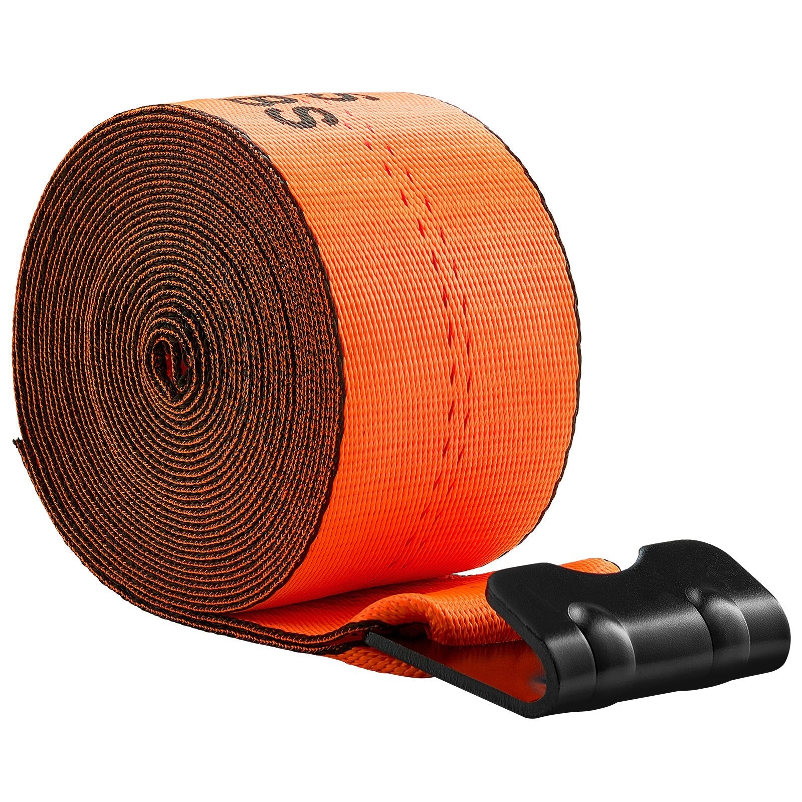 VEVOR Winch Straps Truck Straps 4 in x 30 ft with Flat Hook for Towing 10 Pack