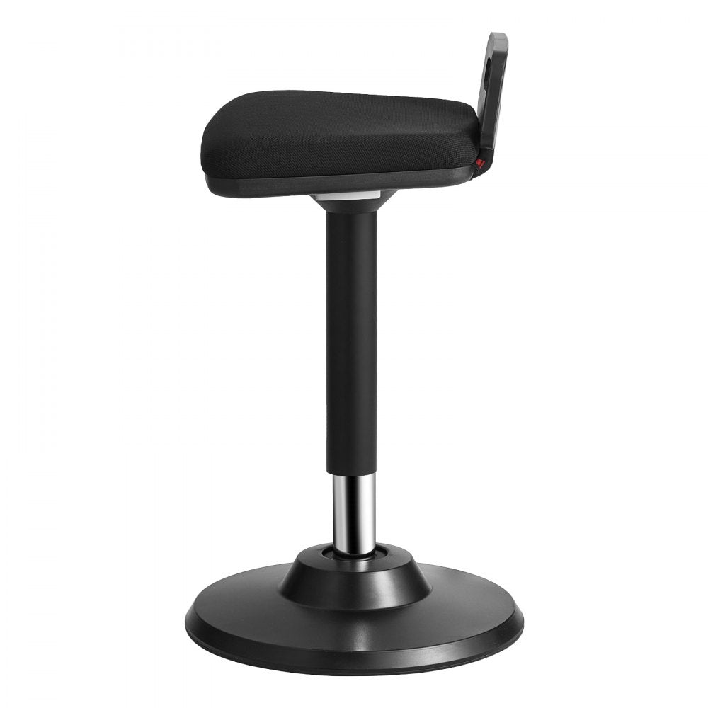 VEVOR Wobble Chair Height-Adjustable (24.6-34.4") Active Chair with Handle Black