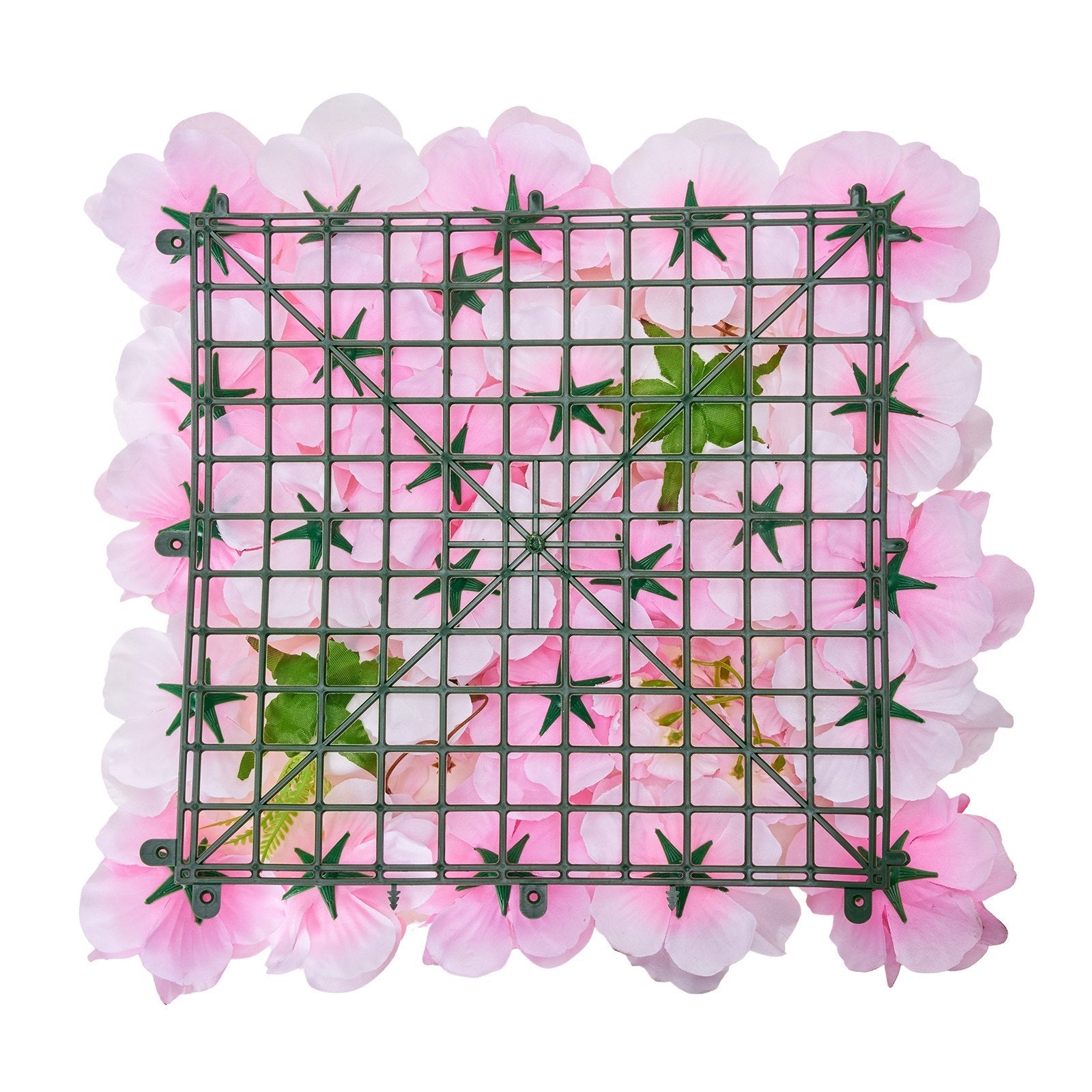 VEVOR 3D Flower Wall Panel 12 PCS 15x15 in Artificial Floral Mat for Wedding