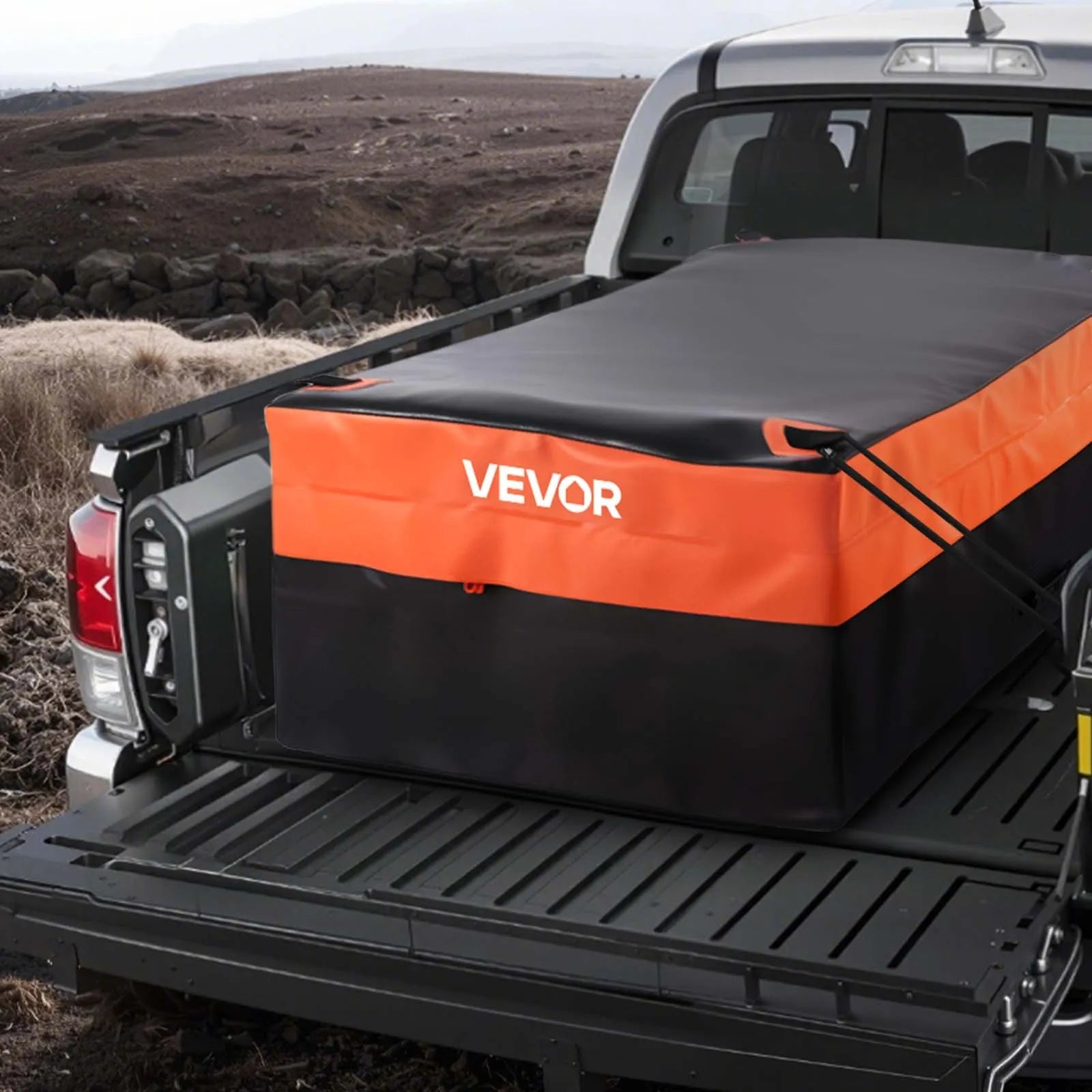 VEVOR Truck Bed Cargo Bag 51.18 x 40.16 x 21.85 in (26 Cu. ft) with Cargo Net