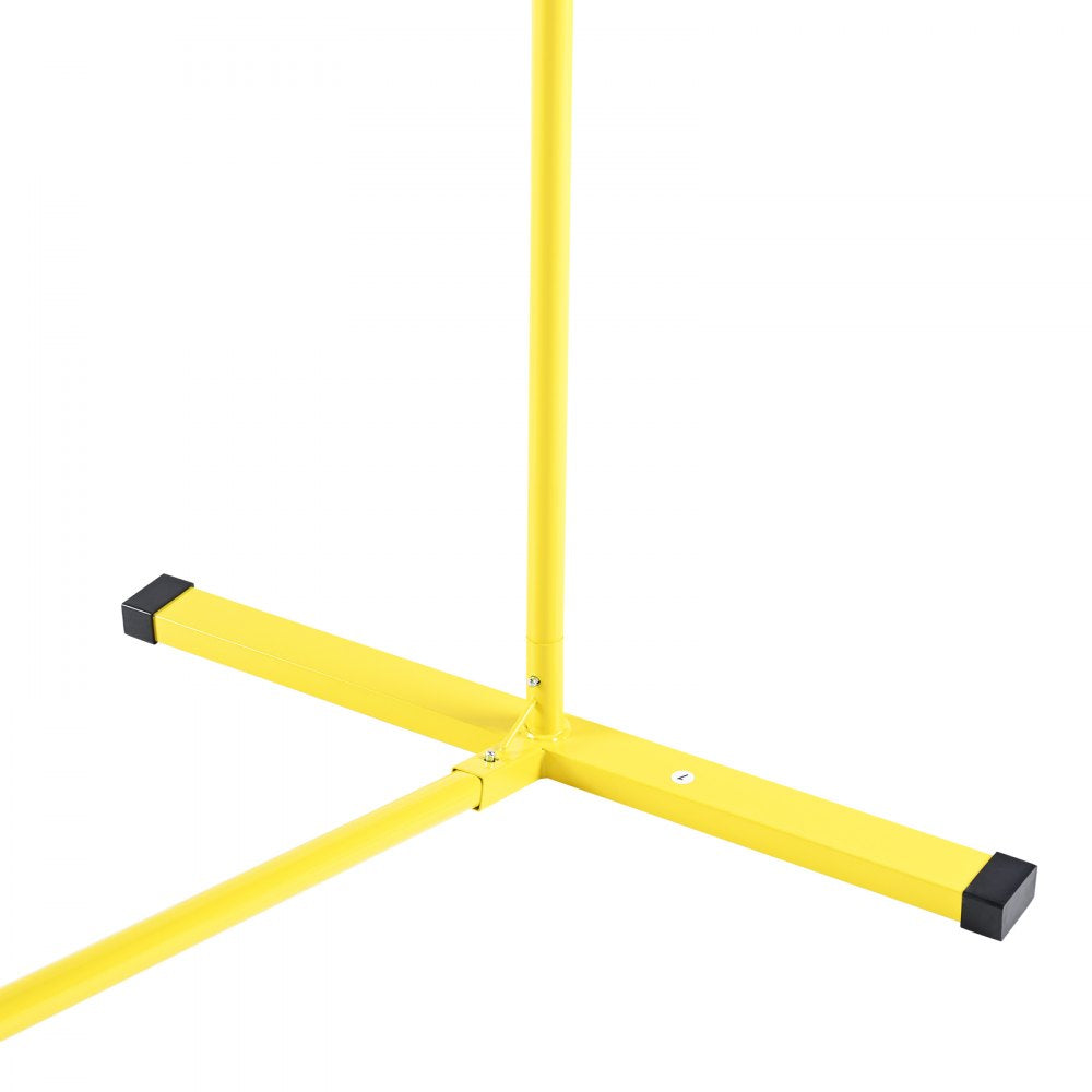 VEVOR Portable Pickleball Net System, 22FT Regulation Size Net, Weather Resistant Steady Metal Frame & Strong PE Net, Outdoor Game Sports Net with Carrying Bag, Easy Setup, Play in Backyard Driveway