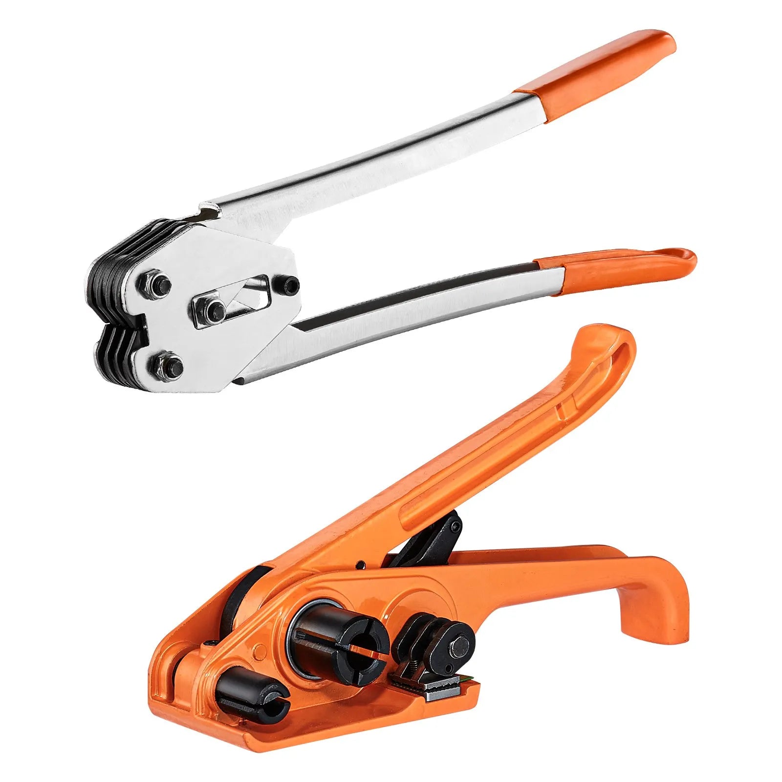 VEVOR Banding Strapping Kit with Strapping Tensioner Tool, Banding Sealer Tool, 328 ft Length PP Band, 100 Metal Seals, Pallet Packaging Strapping Banding Kit, Banding Packaging Strapping for Packing