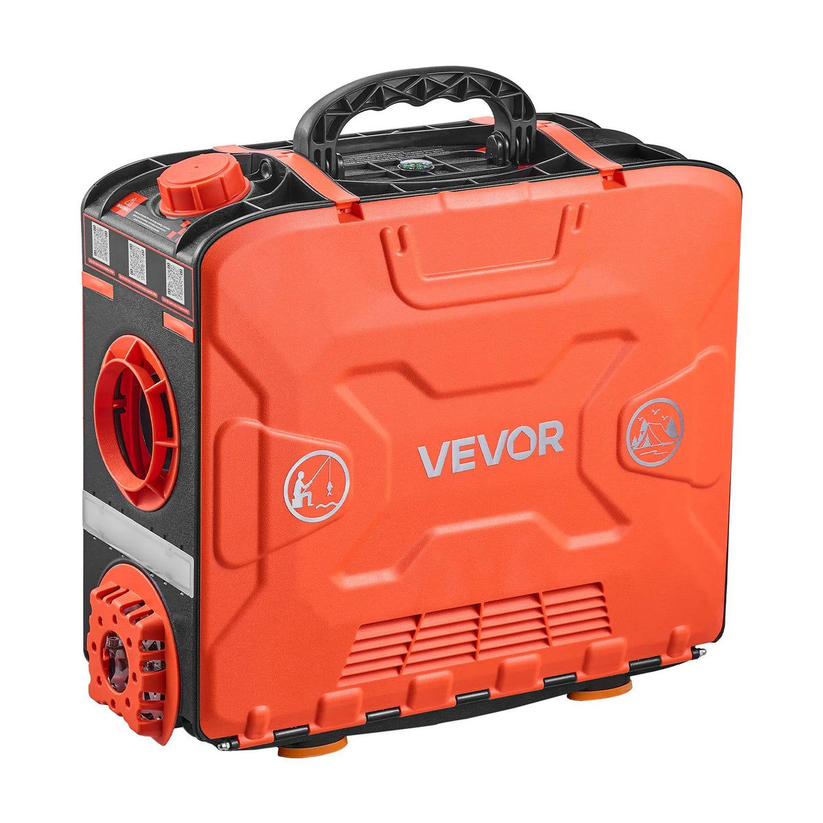 8KW Portable Diesel Air Heater with Bluetooth App, Remote Control & LCD Screen – 12V/110V