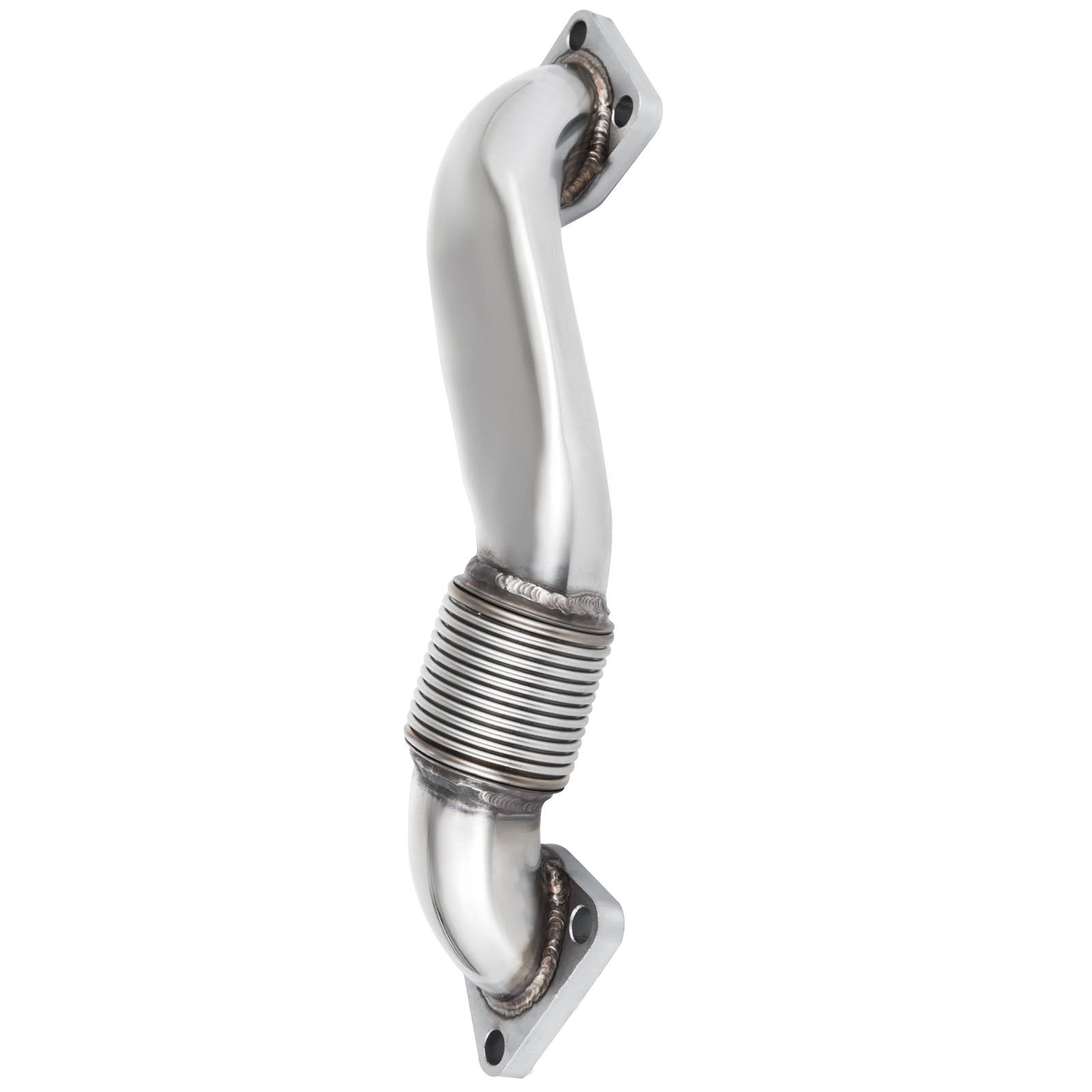 Bolt On Passenger Side Up-Pipe w/ Gaskets For LB7 LLY LBZ LMM LML 6.6L 2001-2016 Duramax