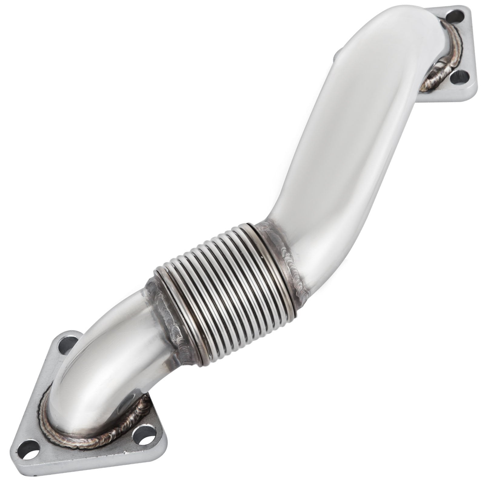 Bolt On Passenger Side Up-Pipe w/ Gaskets For LB7 LLY LBZ LMM LML 6.6L 2001-2016 Duramax