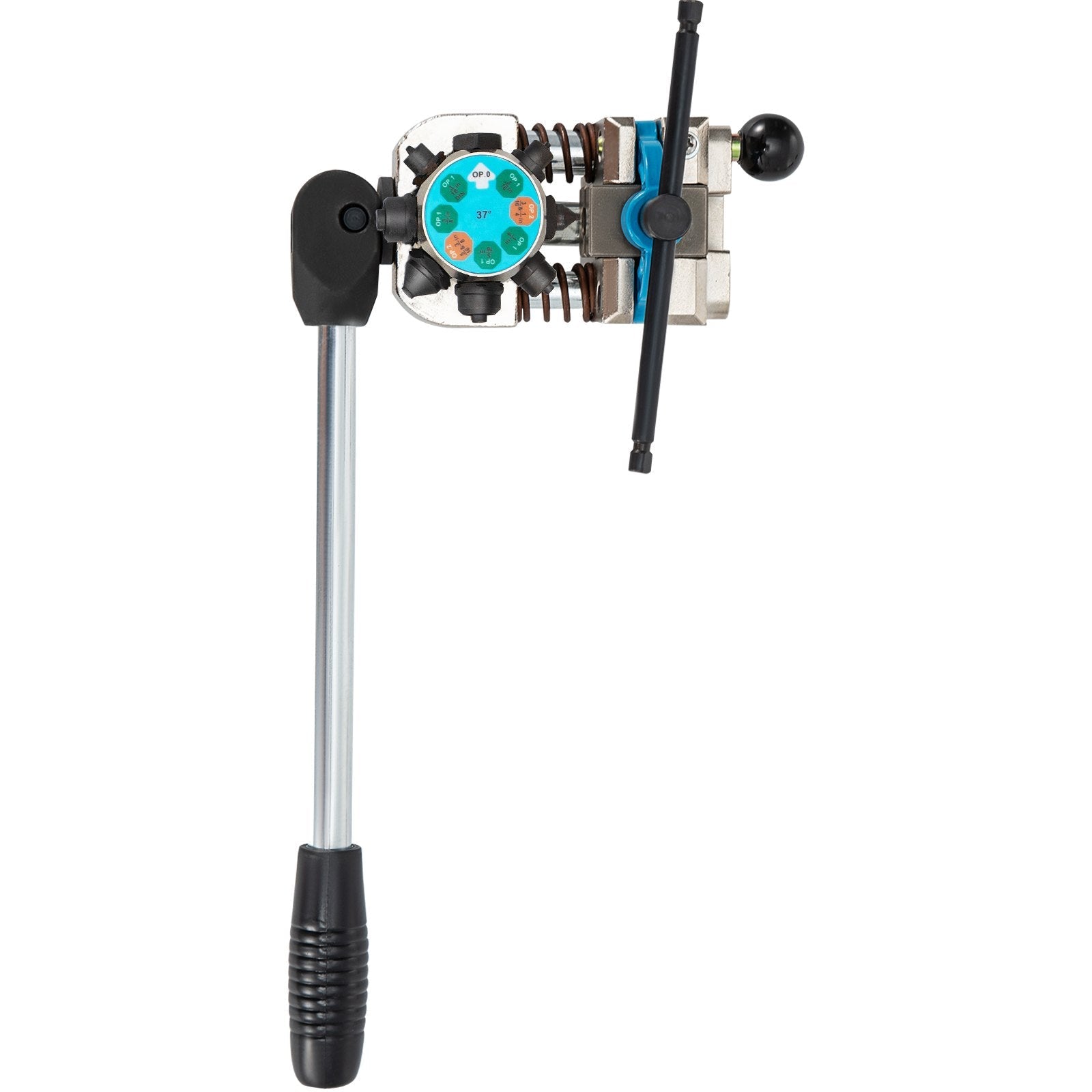 VEVOR Brake Line Flaring Tool, 37 & 45 Degree Single, Double, and Bubble Flares for 3/16", 1/4", 5/16" and 3/8" Tube Size, Suitable for Soft Metal of Copper Lines