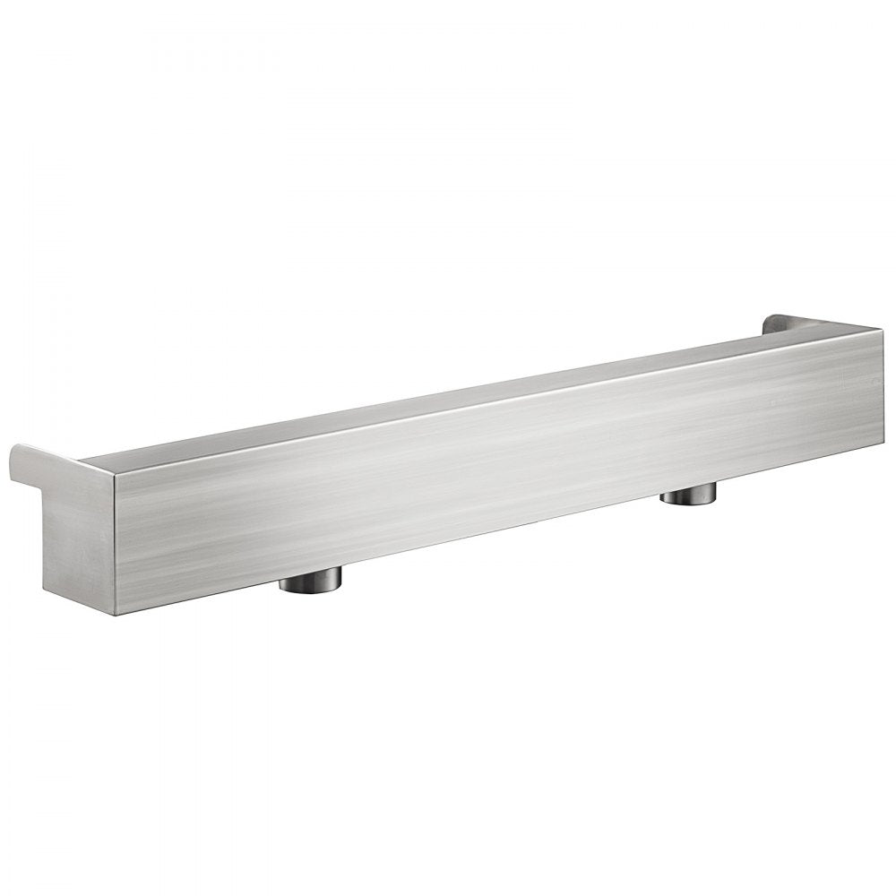 VEVOR Patiolife Pool Fountain Stainless Steel Pool Waterfall 23.6" x 4.5" x 3.1"(W x D x H) Waterfall Spillway Rectangular Garden Outdoor