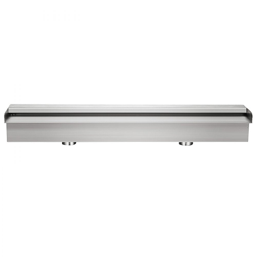 VEVOR Patiolife Pool Fountain Stainless Steel Pool Waterfall 23.6" x 4.5" x 3.1"(W x D x H) Waterfall Spillway Rectangular Garden Outdoor