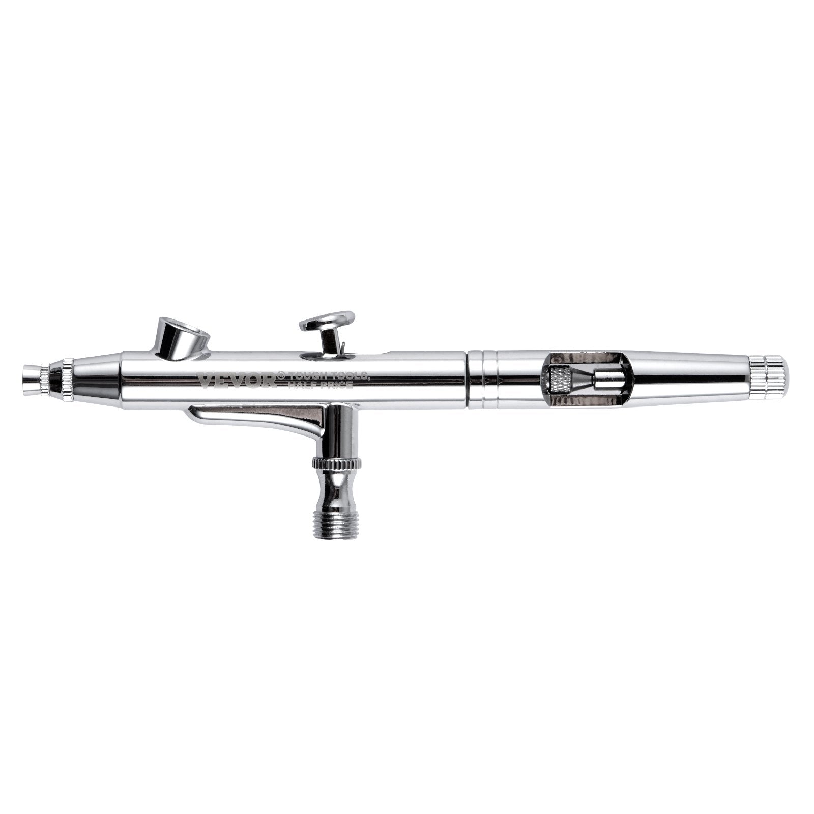 VEVOR Airbrush Gun, 0.3 mm and 0.5 mm Dual Action Gravity Feed Airbrush, Airbrush Kit with 2/7/12ml Copper Cups and Cleaning Accessories, Air Brush Gun for Painting Models, Cakes, Desserts, Nail Art