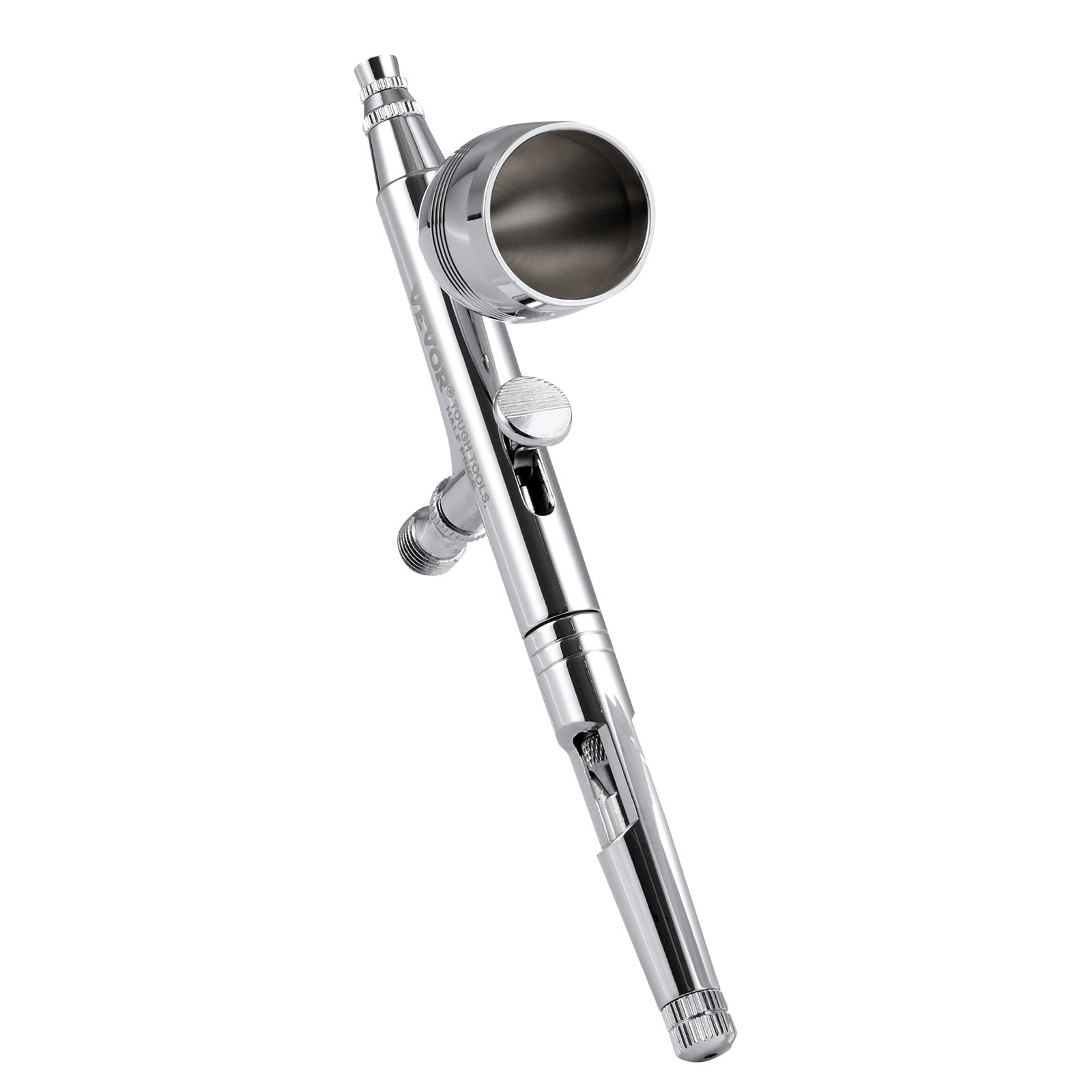 VEVOR Airbrush Gun, 0.3 mm and 0.5 mm Dual Action Gravity Feed Airbrush, Airbrush Kit with 2/7/12ml Copper Cups and Cleaning Accessories, Air Brush Gun for Painting Models, Cakes, Desserts, Nail Art