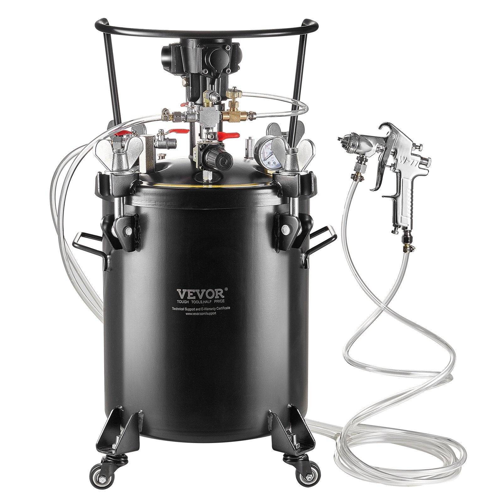VEVOR Spray Paint Pressure Pot Tank 30 L/7.5 gal Fully Automatic Stirring 70 psi