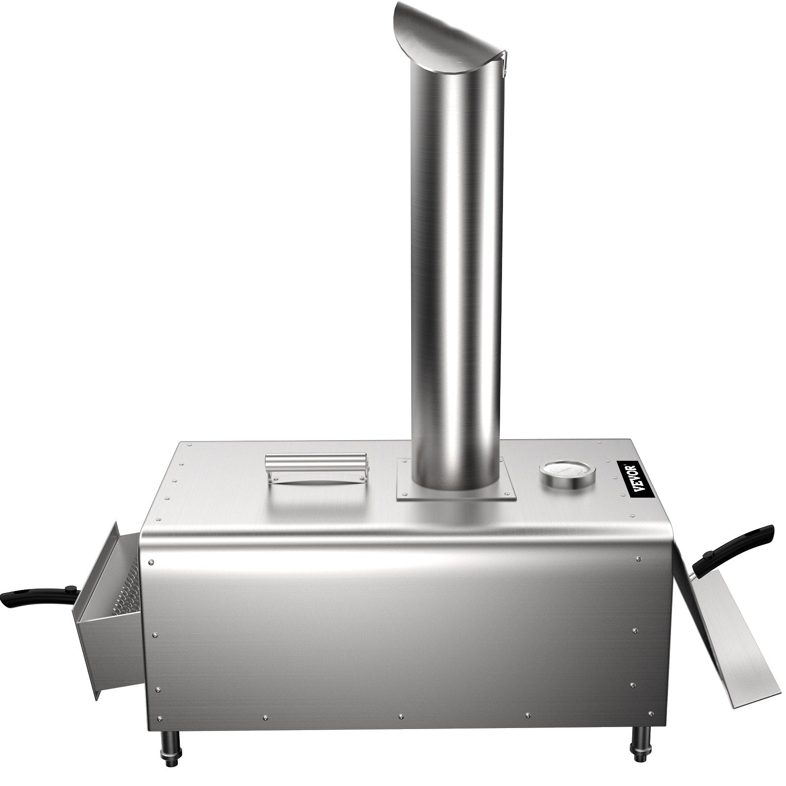 VEVOR Pellet Pizza Oven, Stainless Steel Pizza Oven Outdoor, 12" Portable Pizza Oven,  Wood Burning Pizza Oven with Adjustable Feet Portable Wood Oven with Complete Accessories for Outdoor Cooking