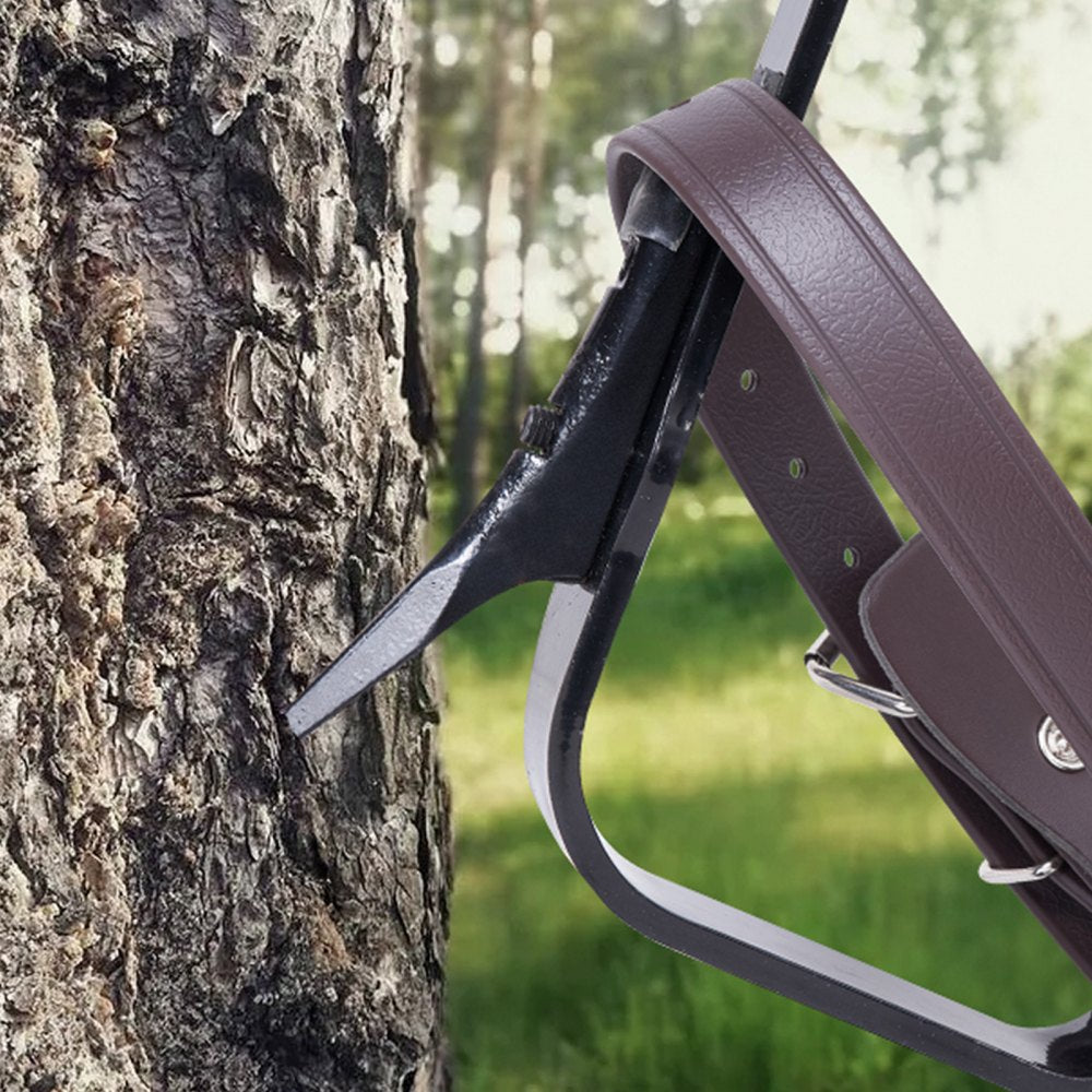 VEVOR Tree Climbing Spikes Climbing Spurs Alloy Steel Arborist Equipment Brown