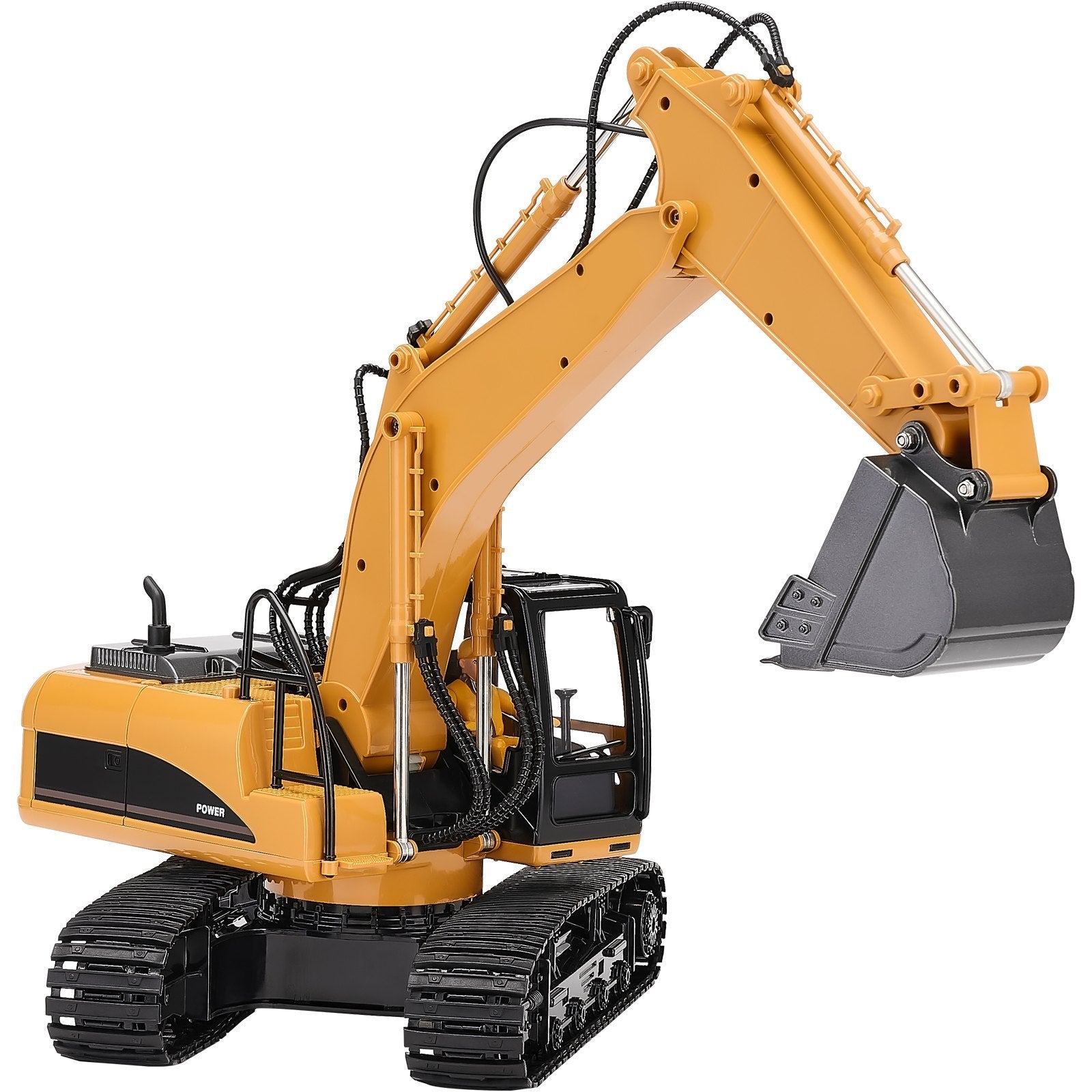 VEVOR Remote Control Excavator Toy 15 Channel 1:14 Scale RC Excavator Digger
