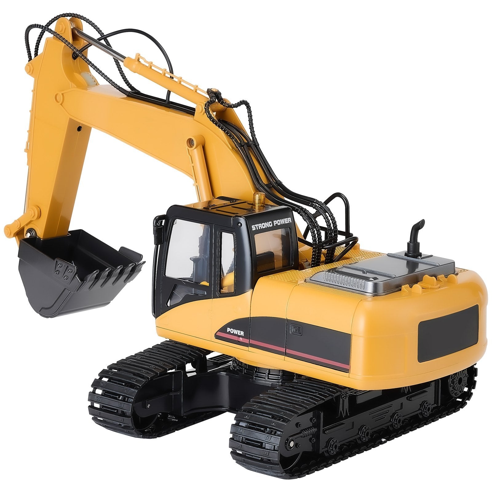 VEVOR Remote Control Excavator Toy 15 Channel 1:14 Scale RC Excavator Digger