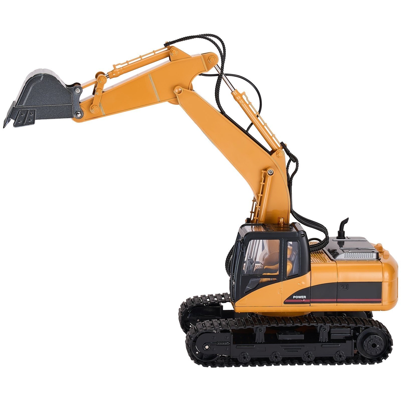 VEVOR Remote Control Excavator Toy 15 Channel 1:14 Scale RC Excavator Digger