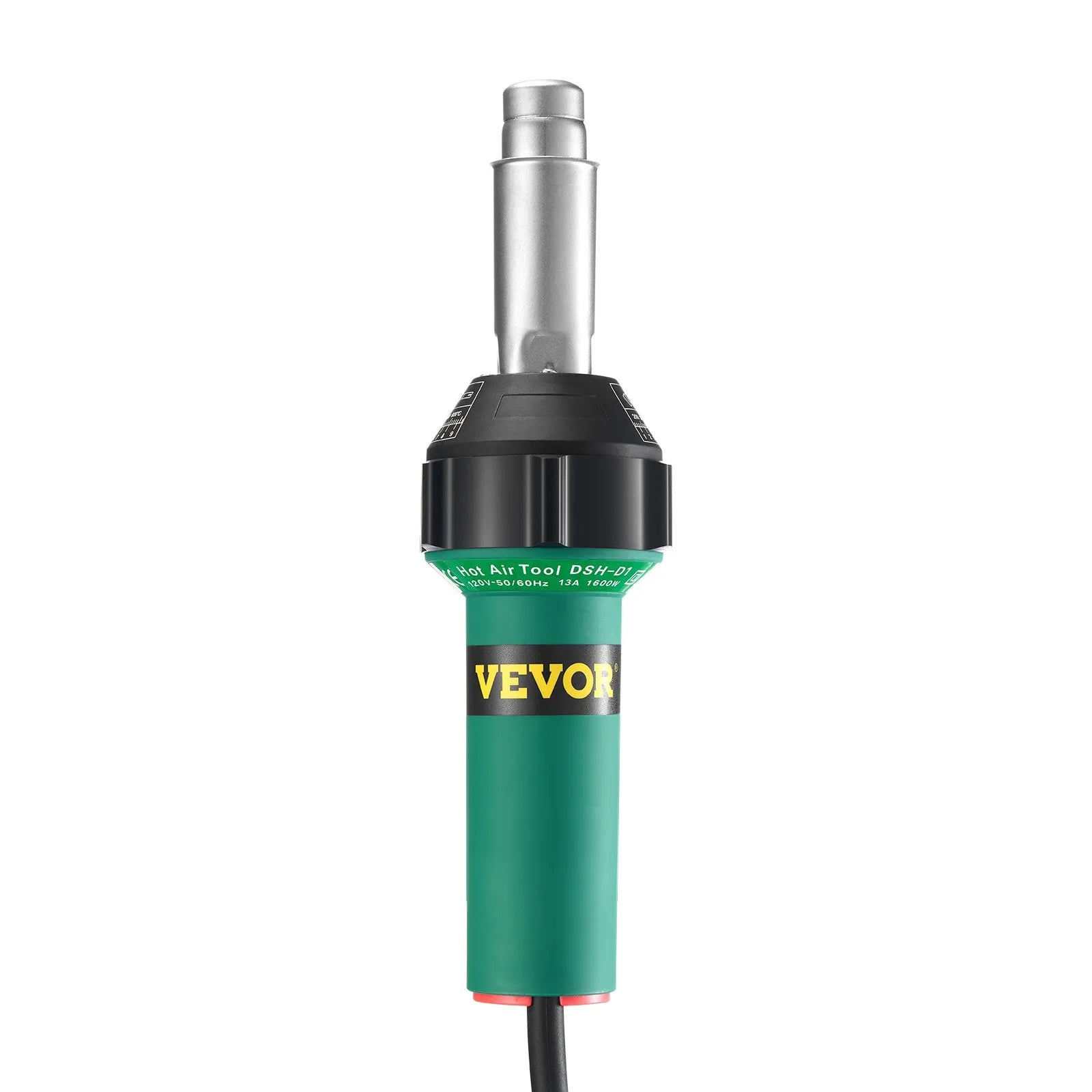 VEVOR Hot Air Plastic Welder 1600W PVC TPO Vinyl Heat Gun Torch & 14 Accessories