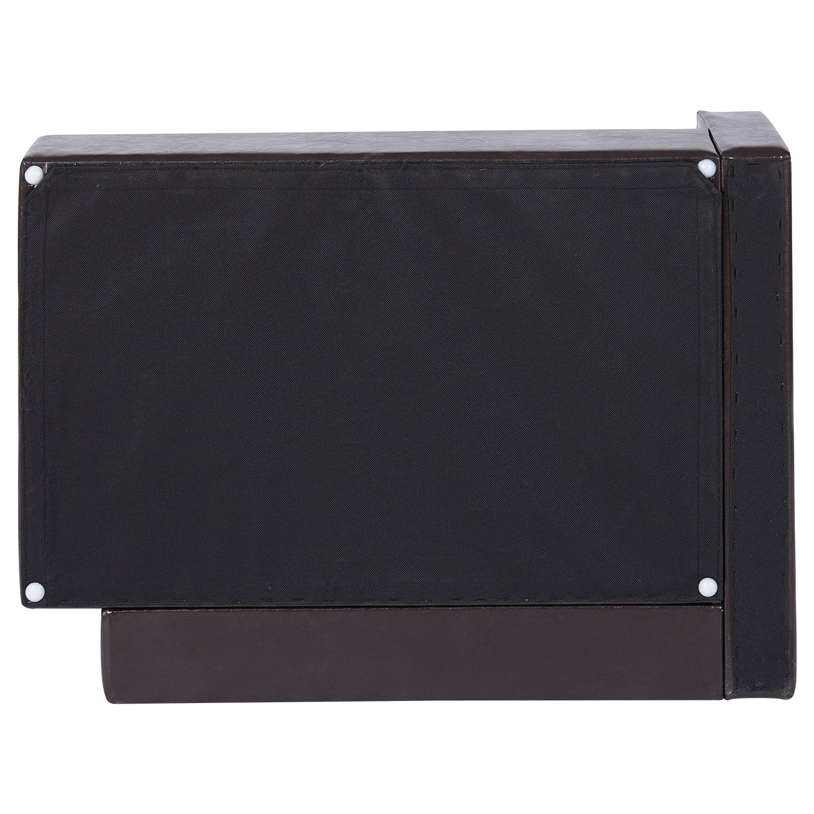 VEVOR Pet Sofa, Dog Couch for Medium-Sized Dogs and Cats, Soft Leather Dog Sofa Bed, 110 lbs Loading Cat Sofa, Black