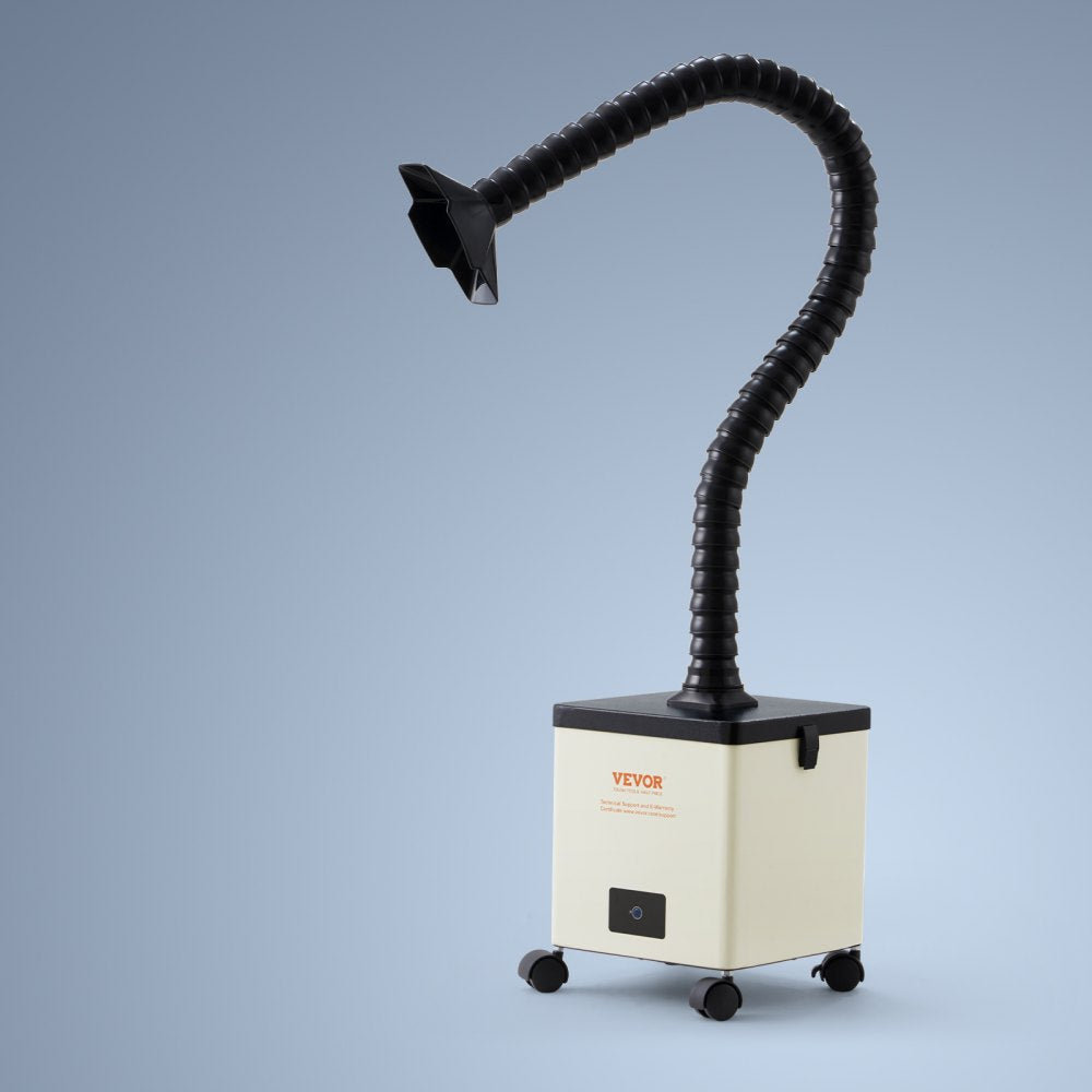 VEVOR Solder Fume Extractor, 100W Soldering Smoke Extractor with 3-Stage Filters, 240 m³/h Strong Suction Smoke Absorber and Purifier for Soldering, Engraving, DIY Welding, Salon