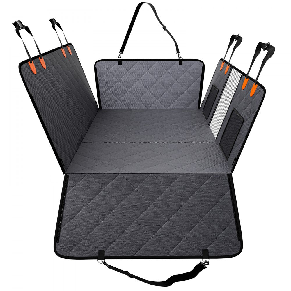 VEVOR 57.4 x 30.3 in Dog Car Seat Cover for Back Seat Waterproof 600D for Truck