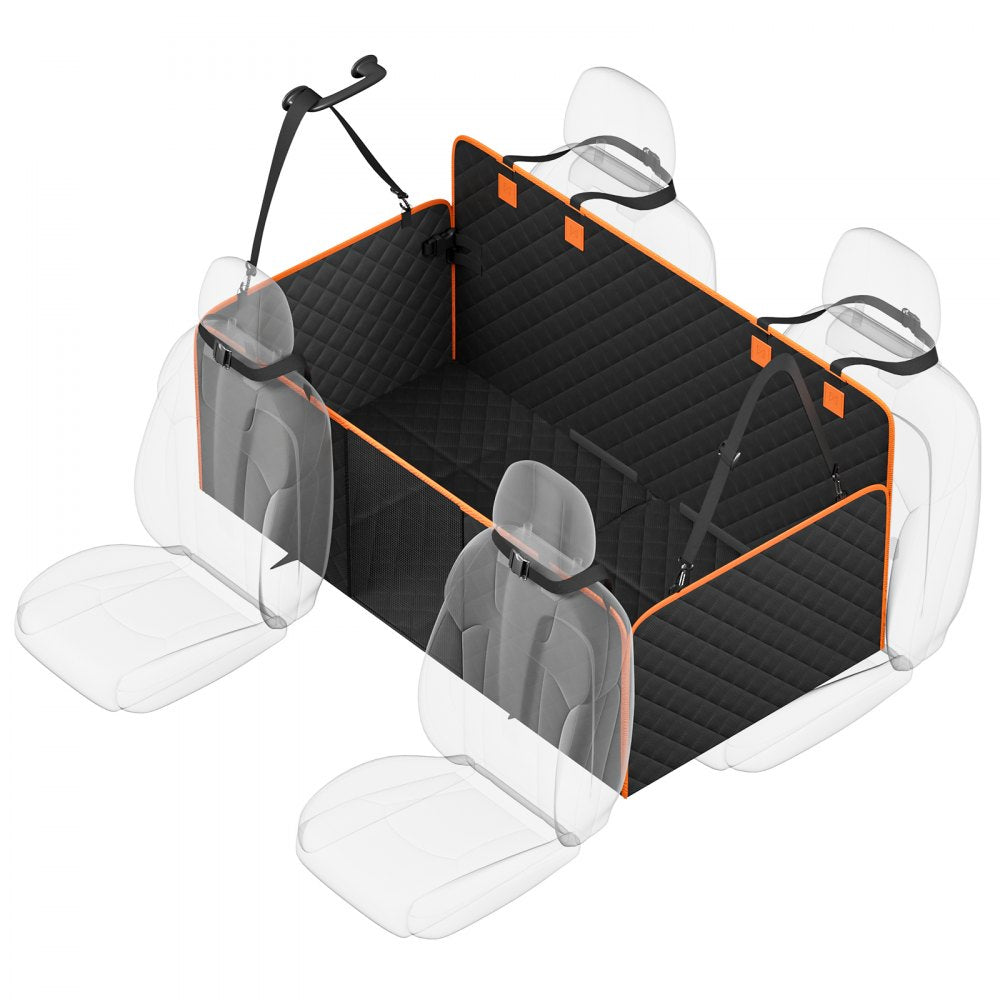 VEVOR 51.2 x 27.6 in Dog Car Seat Cover for Back Seat Waterproof 600D for SUV