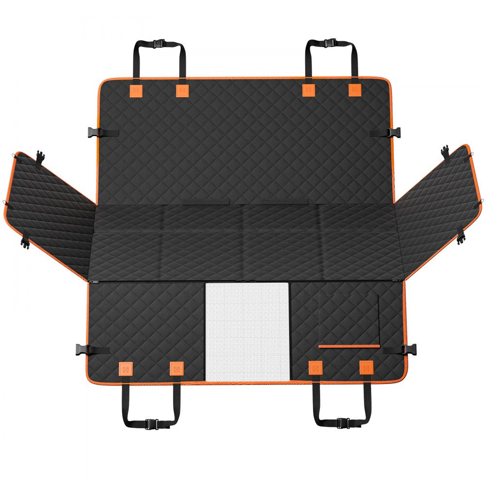 VEVOR 51.2 x 27.6 in Dog Car Seat Cover for Back Seat Waterproof 600D for SUV