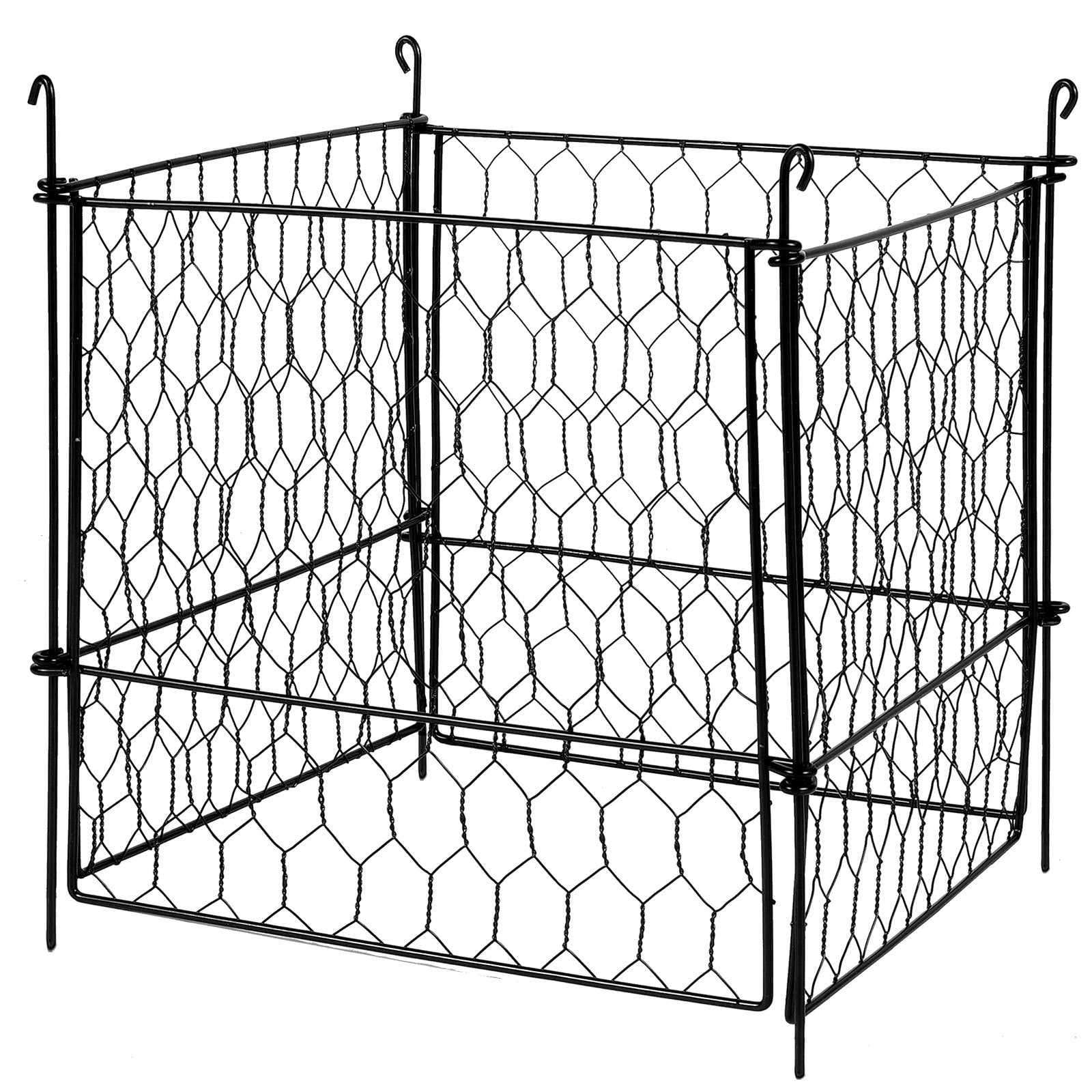 VEVOR 5 Pack Plant Protector from Animals 13.4'' x 13.4'' Metal Plant Cage