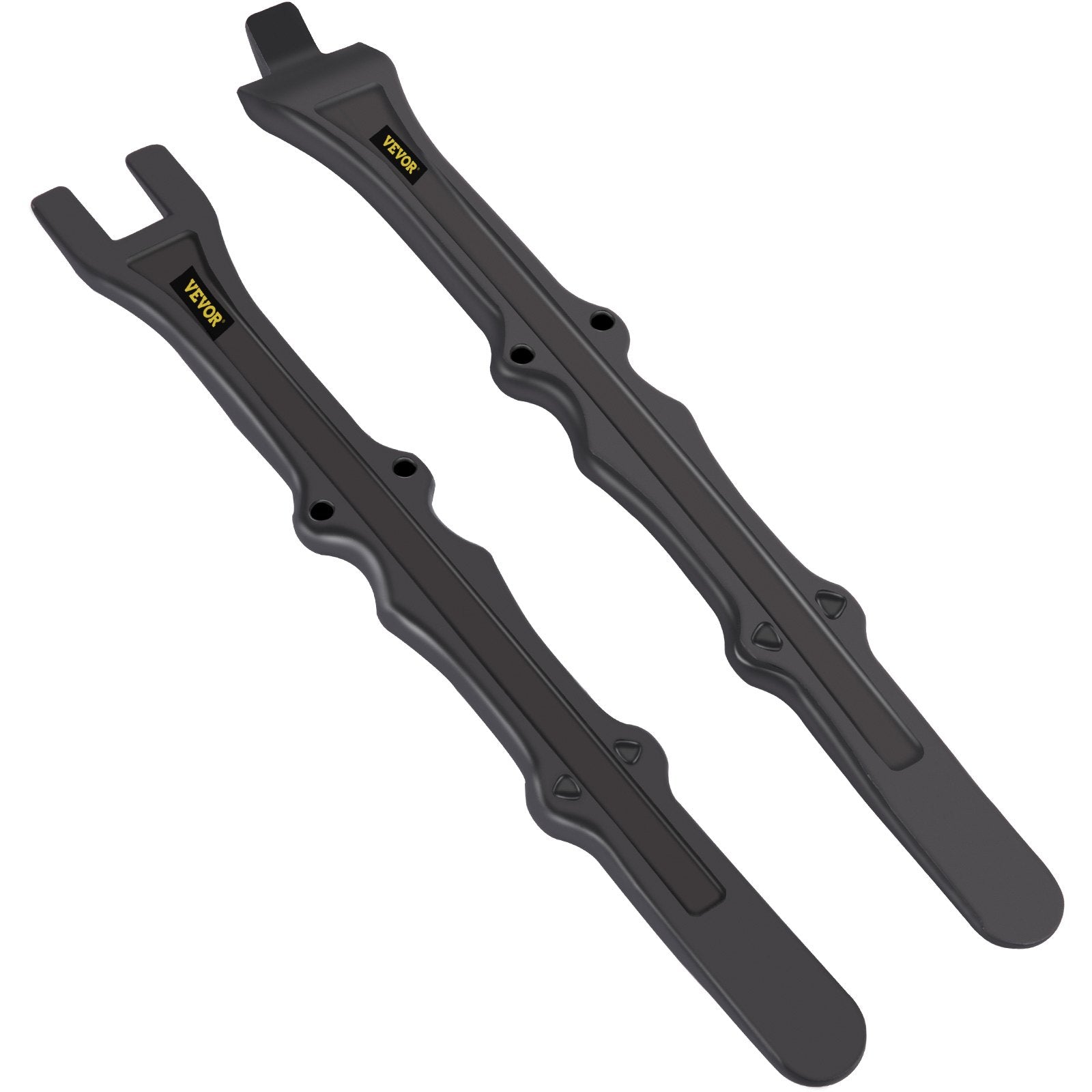 VEVOR Tire Changing Tool, 16 Inch Tire Iron Set, 2pcs Motorcycle Tire Irons, 40CR Steel Tire Bead Breaker, Black Tire Changing Spoons, Rust Proof Motorcycle Tire Spoons, Tire Levers for Bile Tires