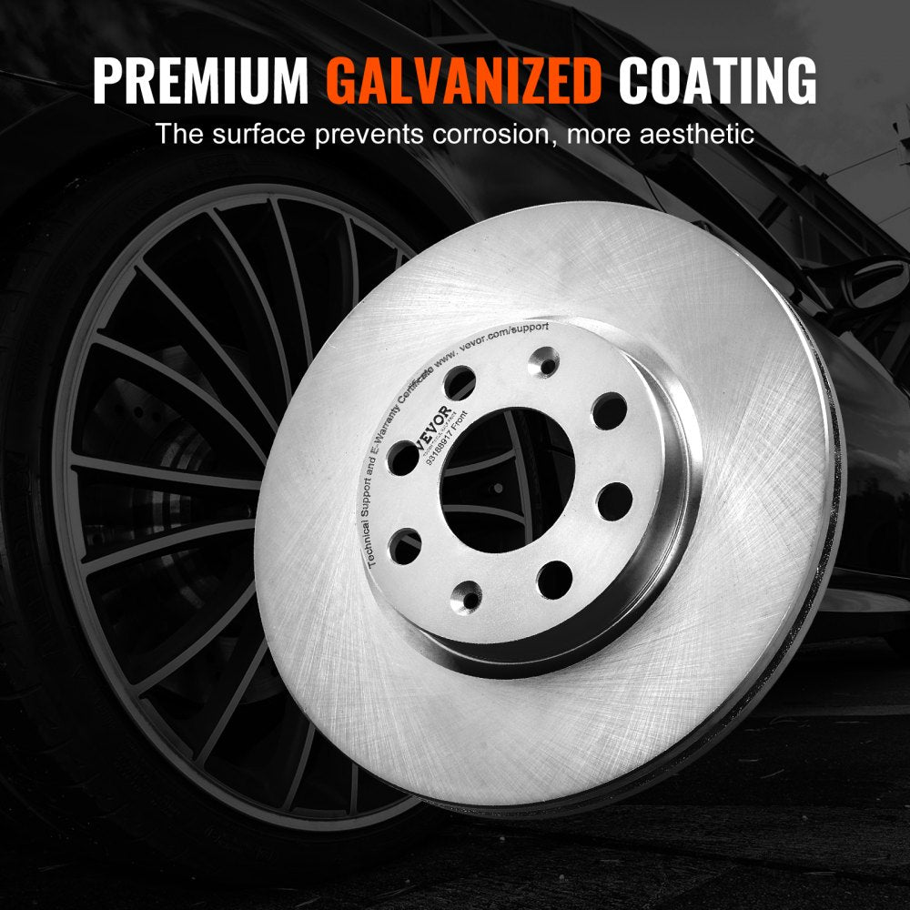 VEVOR Front Ceramic Brake Pads & Rotors Kit for Vauxhall Adam Corsa D Hatchback