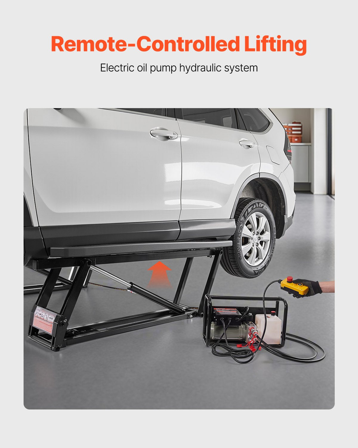VEVOR 7000 lbs Car Lift Adjustable Car Lifts with Remote Control for Home